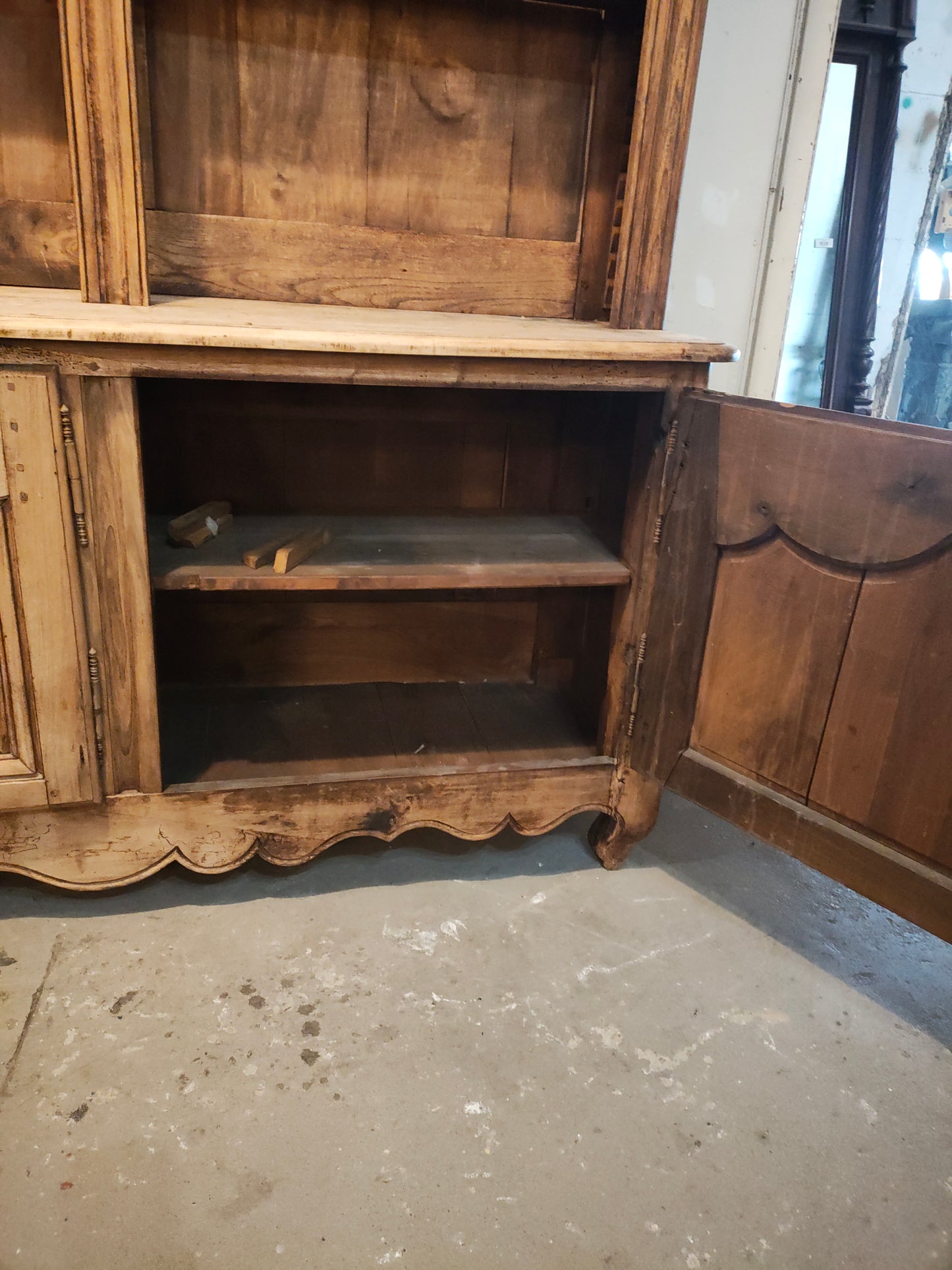 18th Century French Provincial Buffet Deux-Corps | Avignon | Circa 1780 | 87” Wide