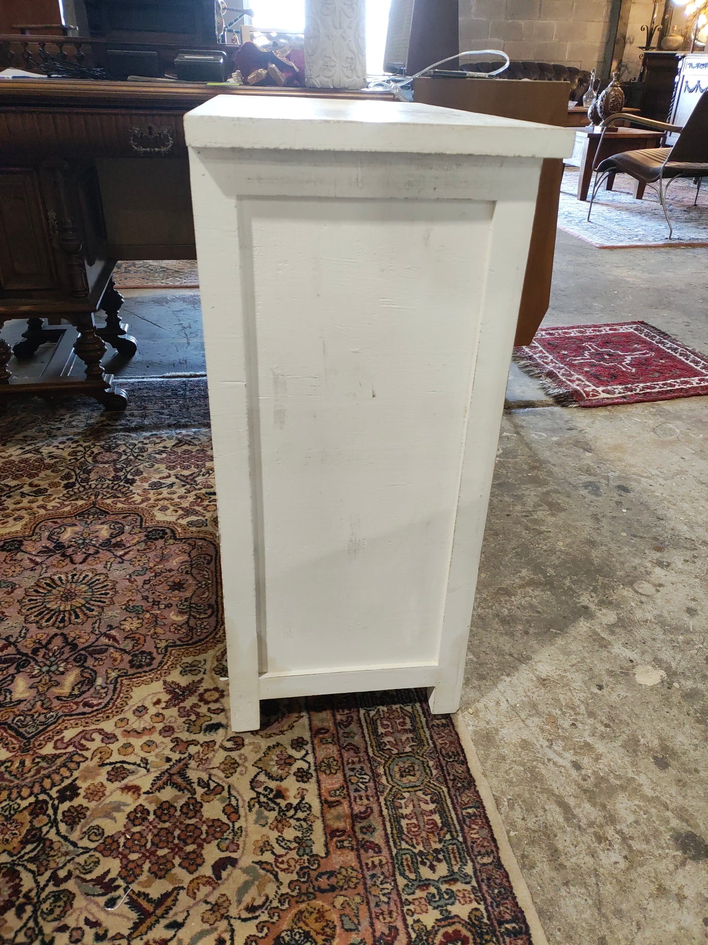 Vintage rustic farmhouse nightstand