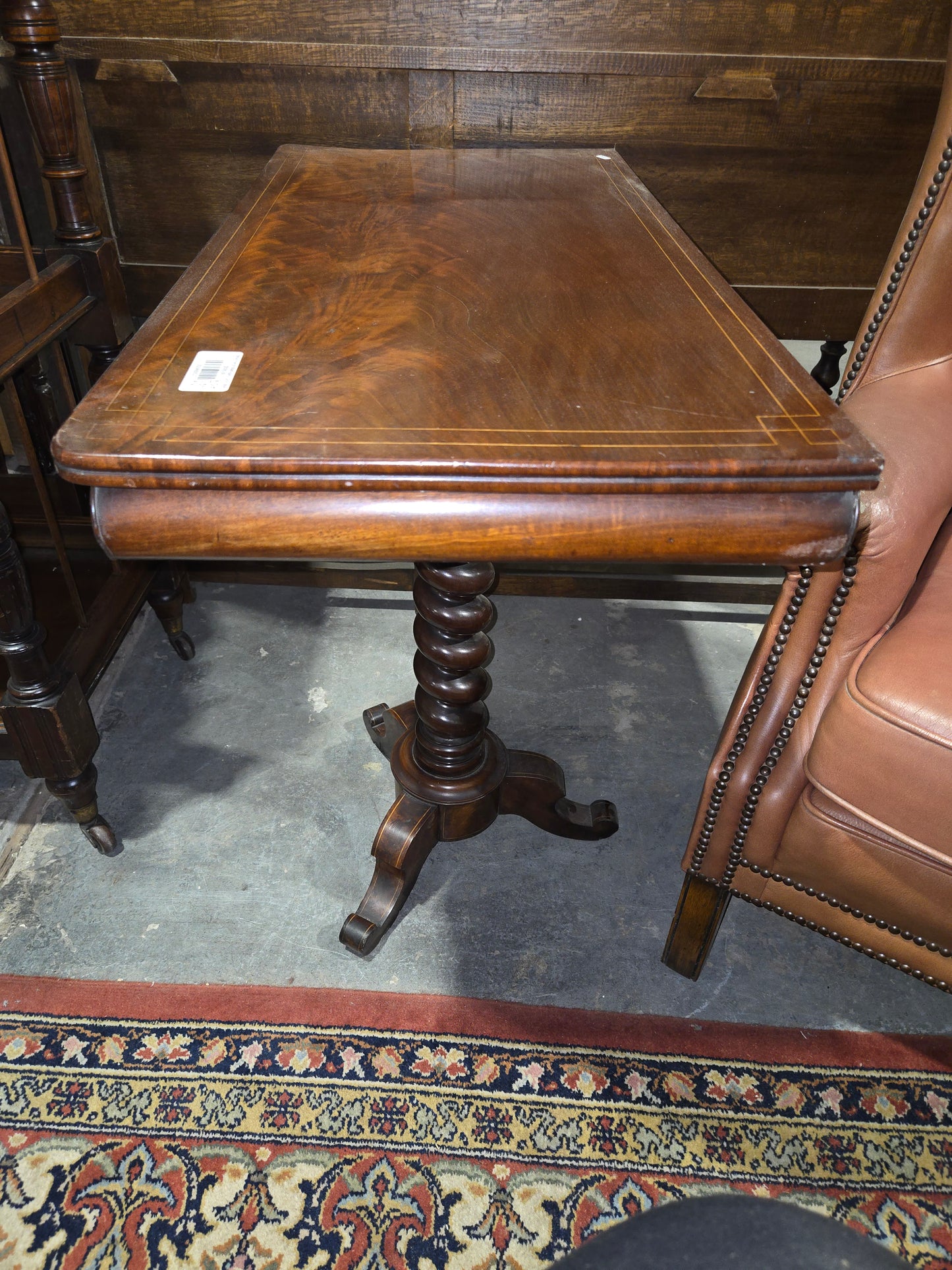 1880s French Mahogany Side table