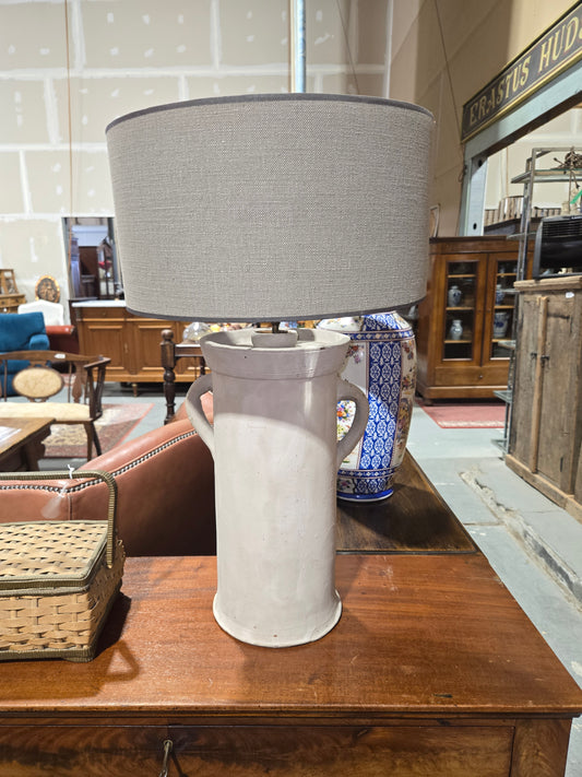 Grey Table Lamp
