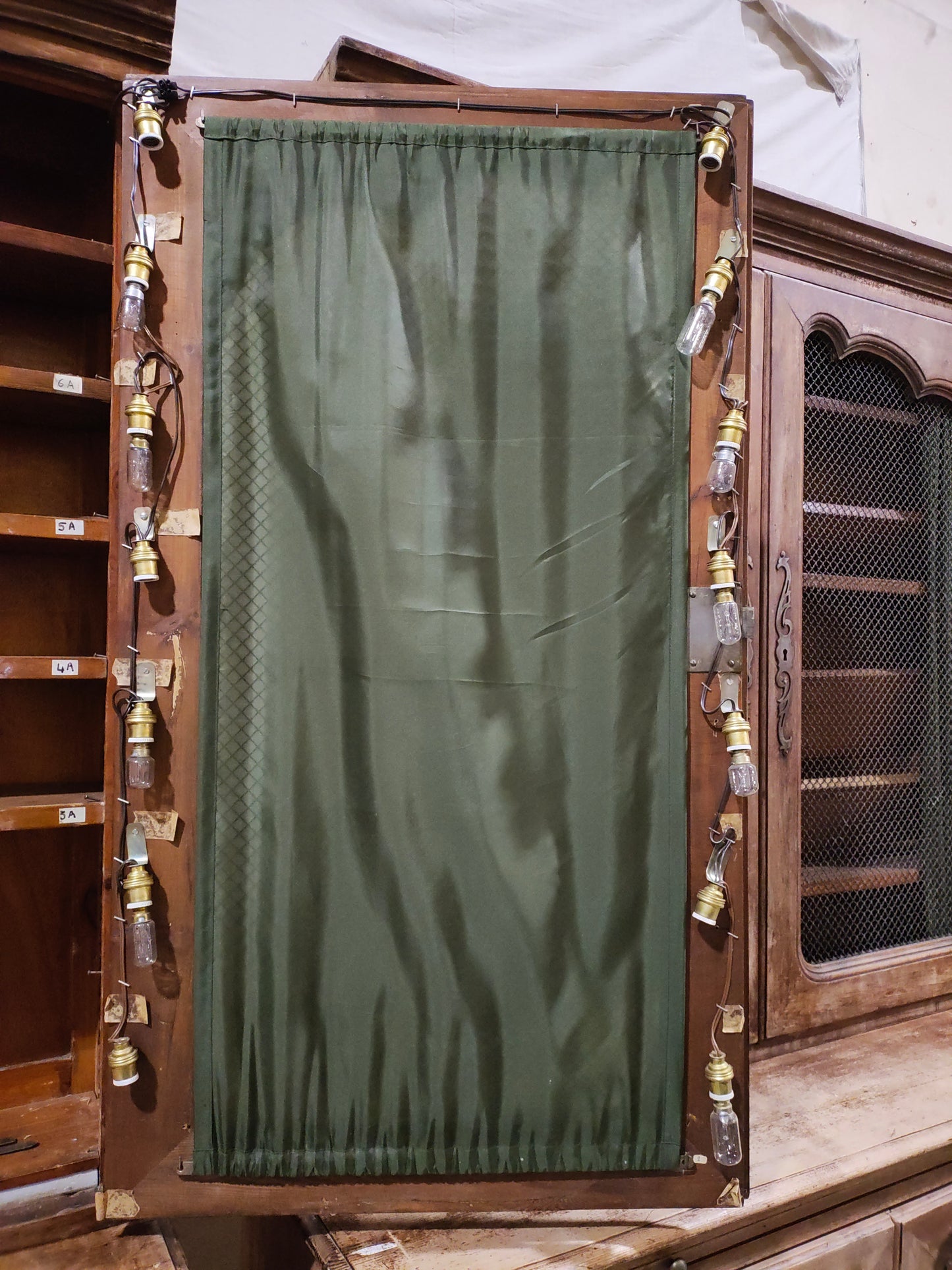 Monumental Mid-20th Century French Provincial Bibliothèque Wall Unit