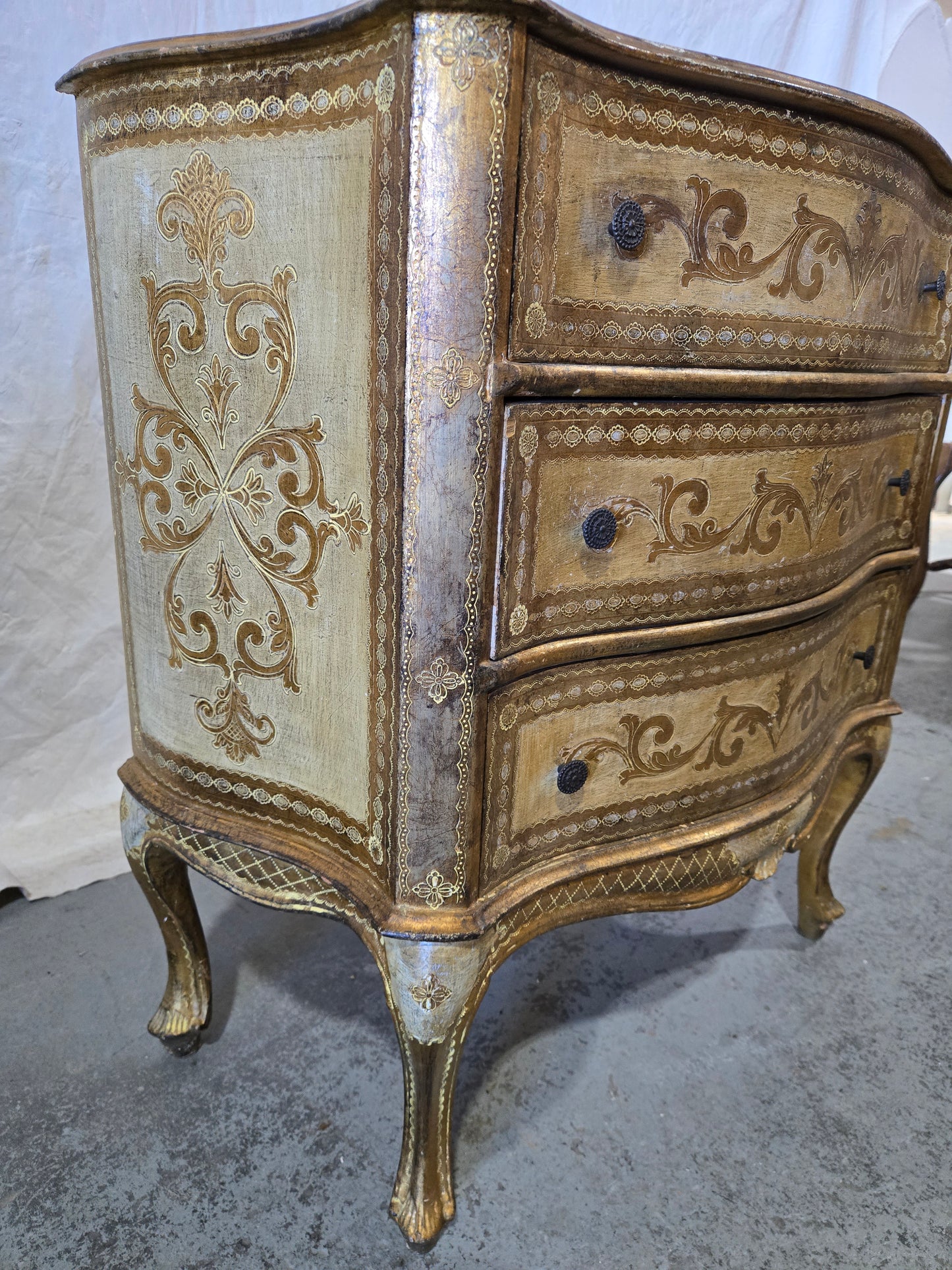 Late 1800s Florentine Commode