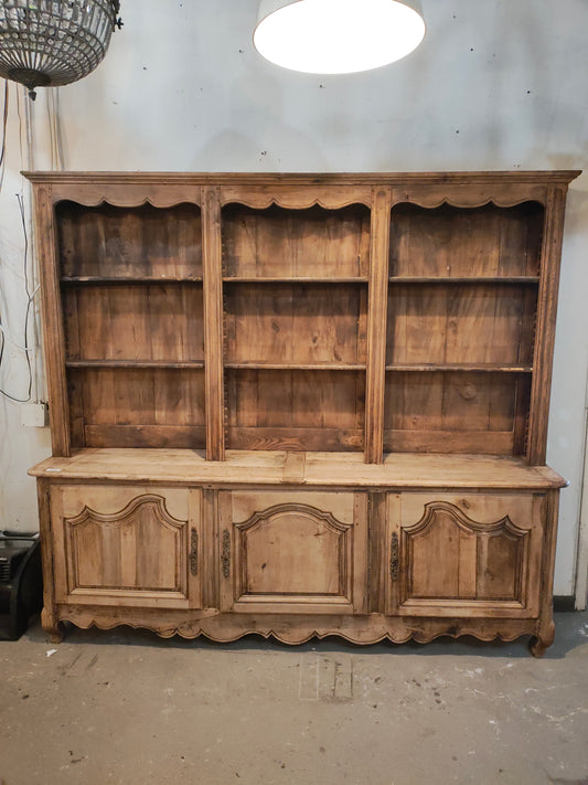 18th Century French Provincial Buffet Deux-Corps | Avignon | Circa 1780 | 87” Wide