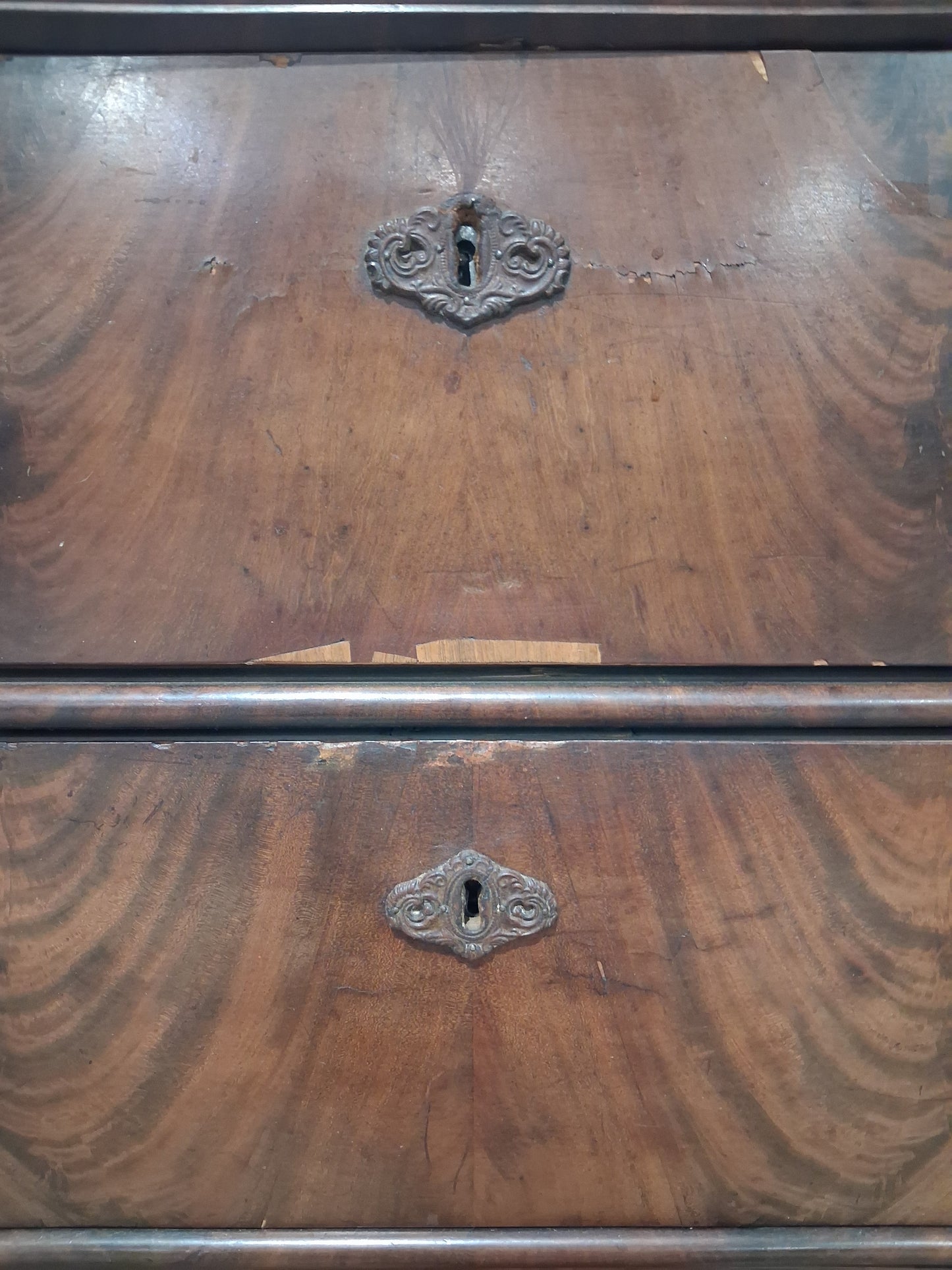 19th Century Empire Style Mahogany Chest of Drawers