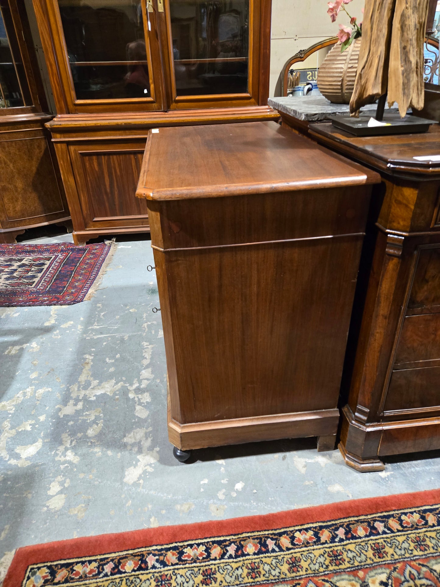 1860s Second Empire French Mahogany Commode
