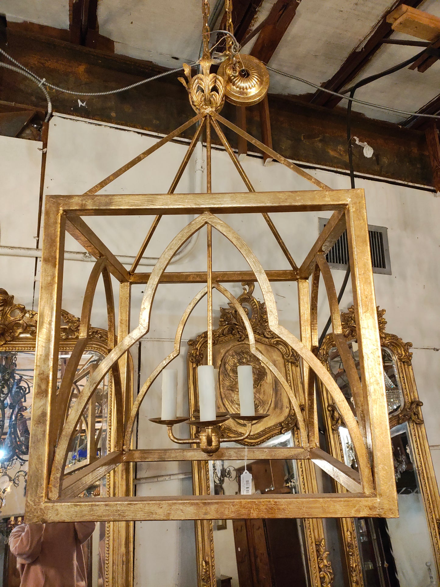 CW custom 4 light chandelier