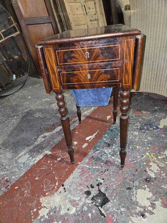 Burled Walnut Occasional Table