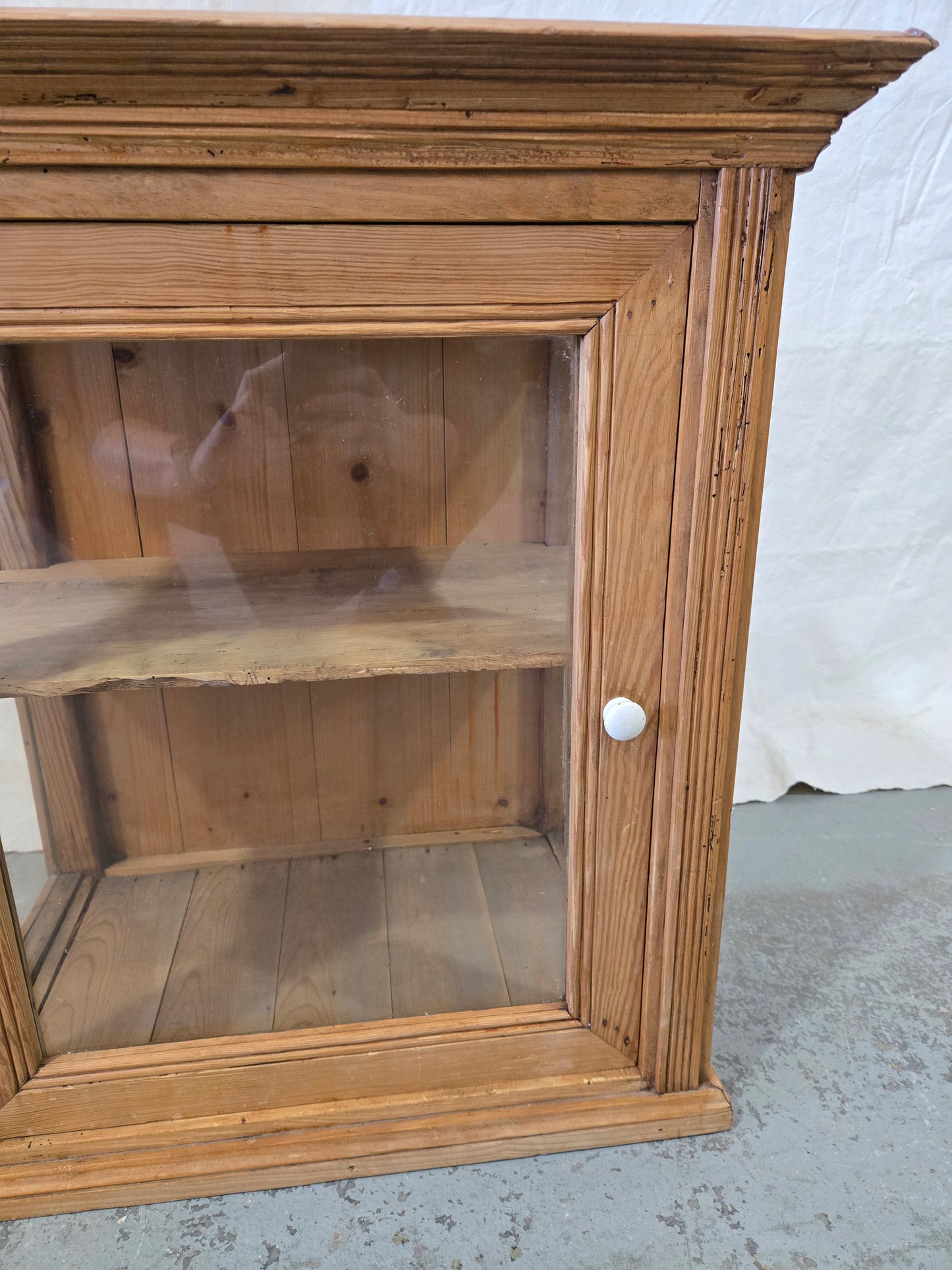 Early Century French Provincial Display Cabinet