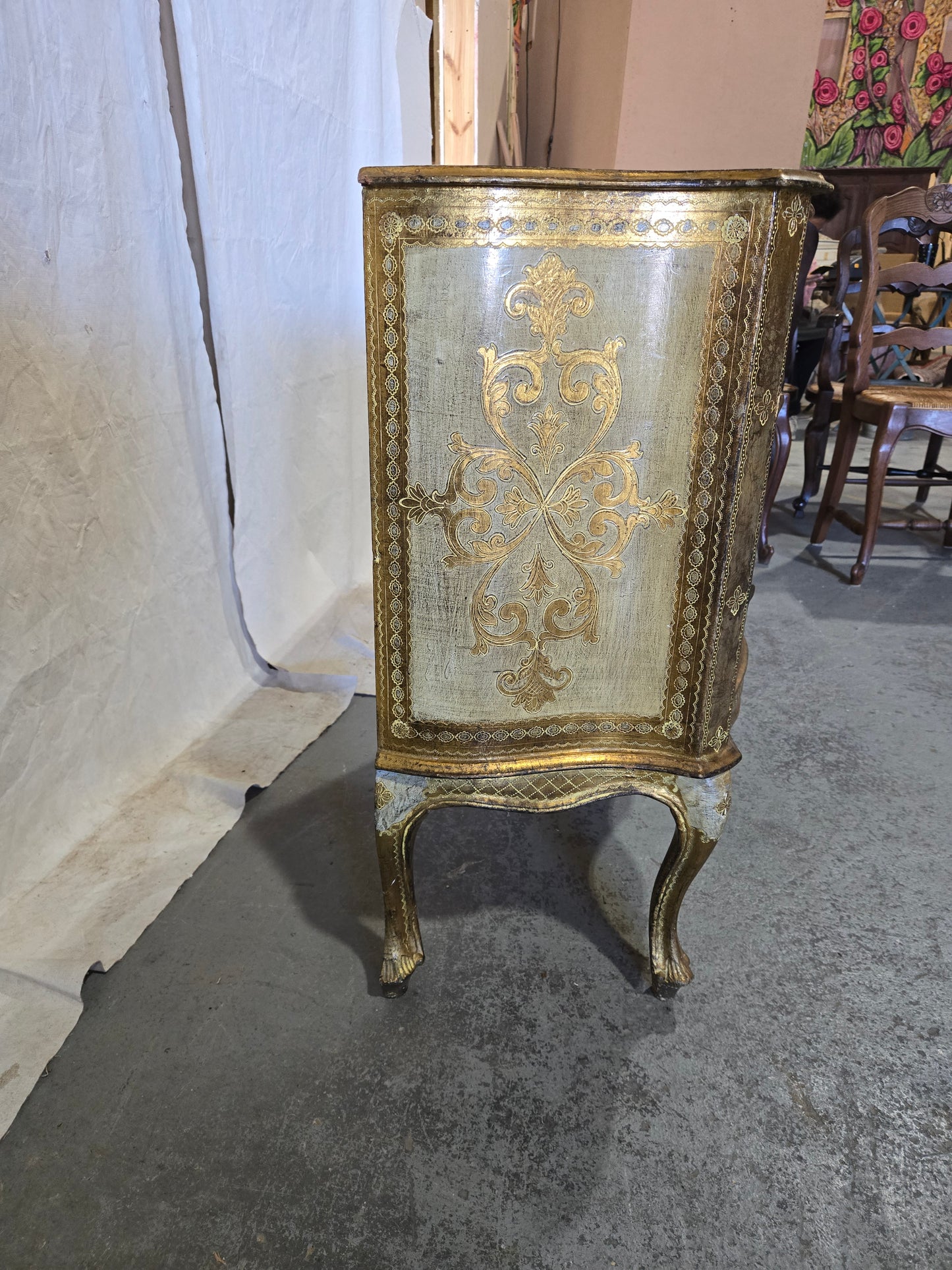 Late 1800s Florentine Commode