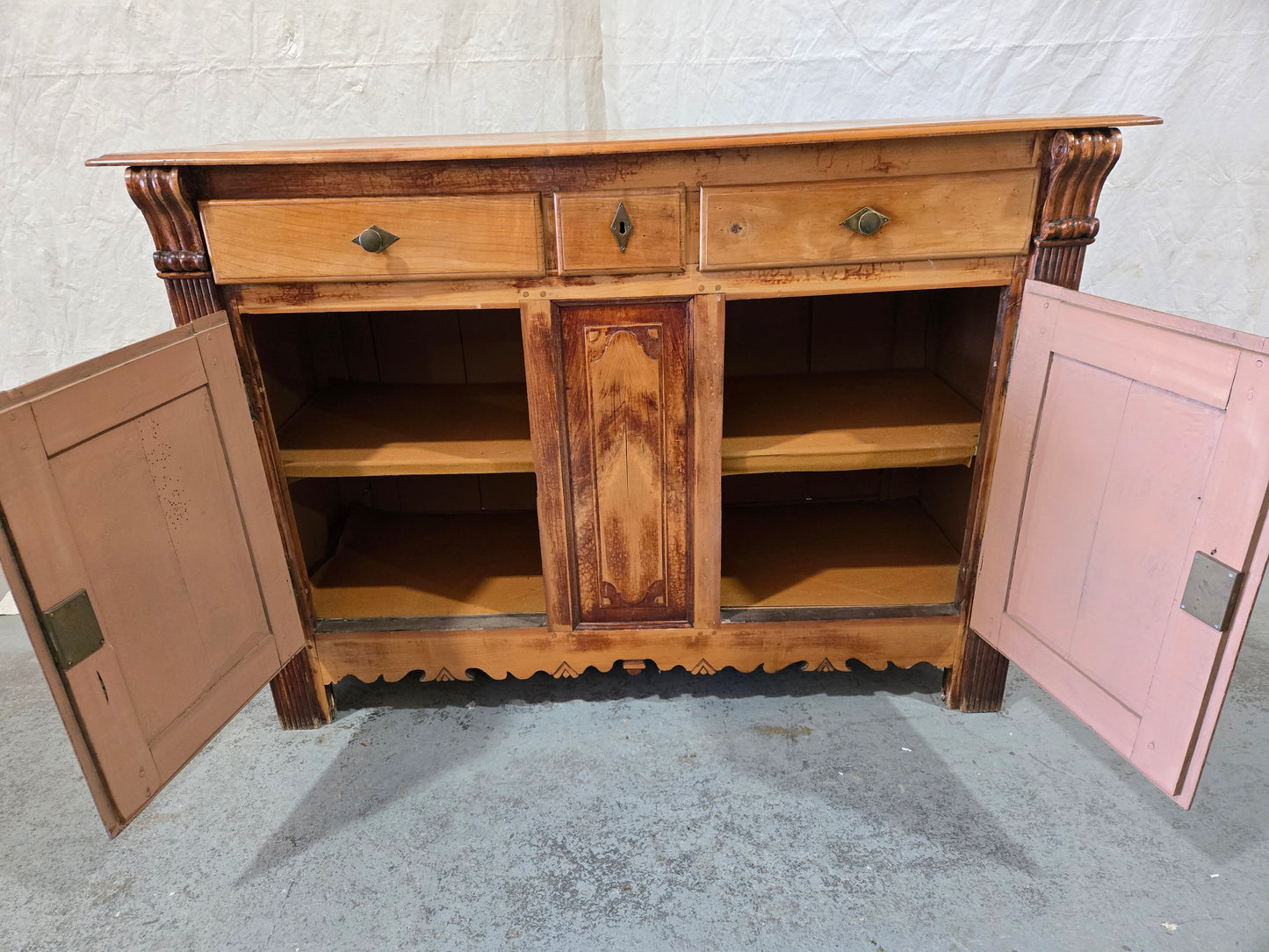 Mid 1800s Cherry Wood Provincial Buffet