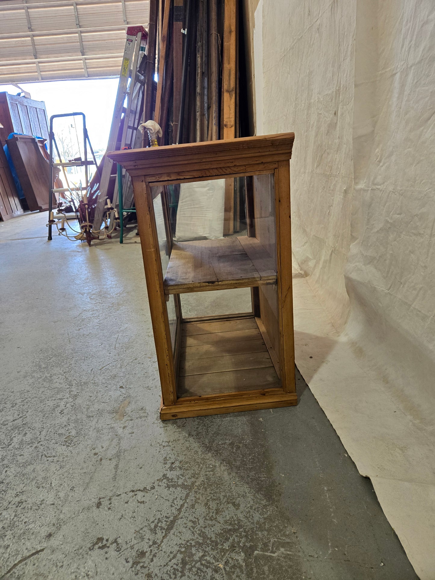 Early Century French Provincial Display Cabinet