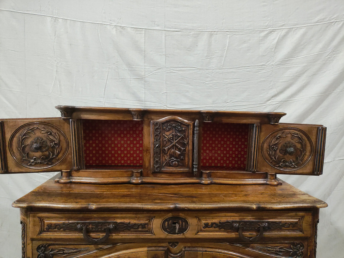 Mid-19th Century French Provincial Buffet à Deux Corps, Circa 1850