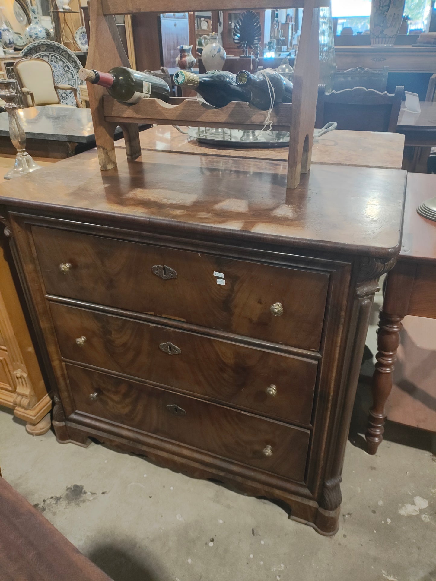 Early 20th century Mahogany LPH commode