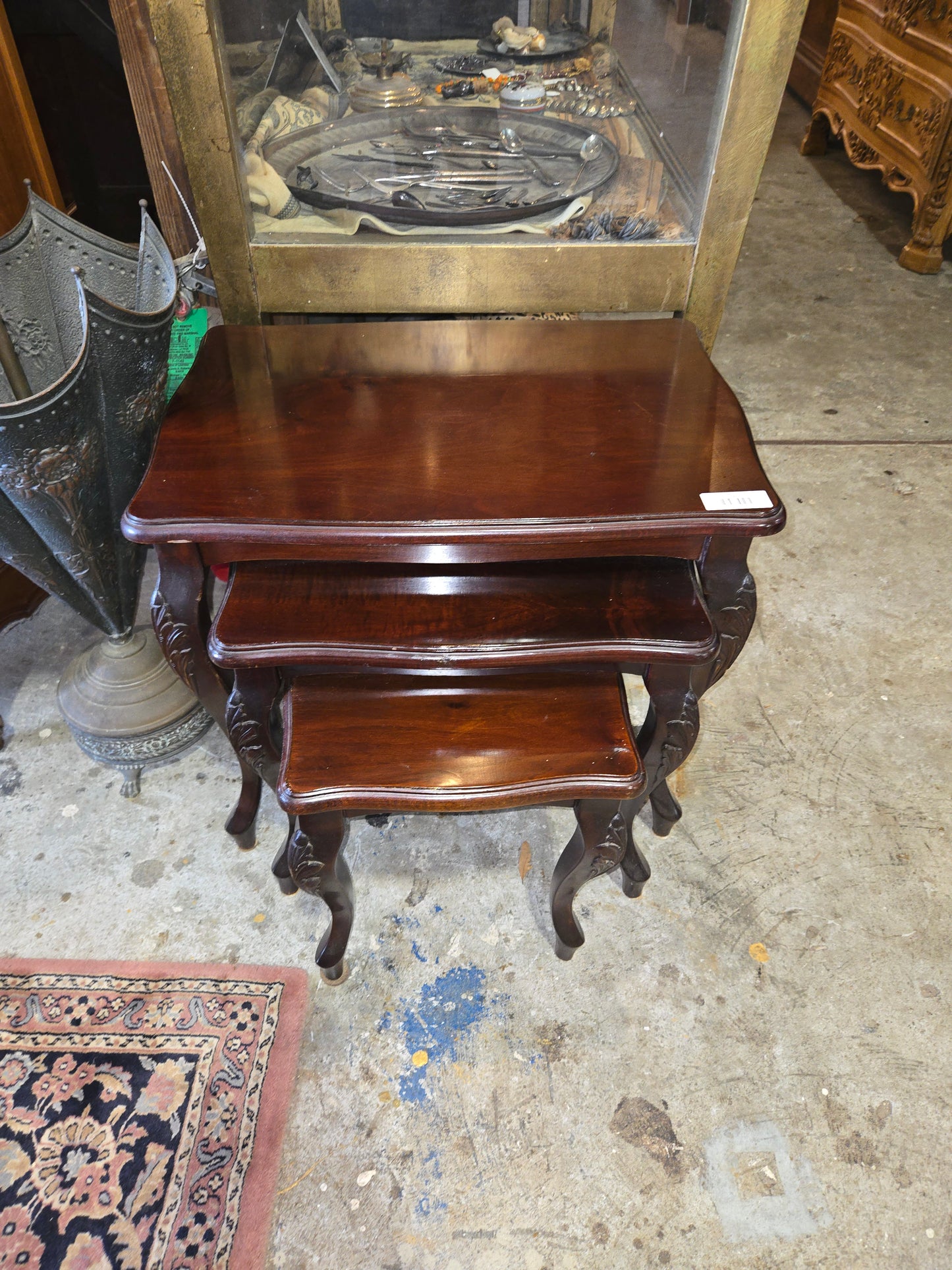 1920s Mahogany Nesting Tables