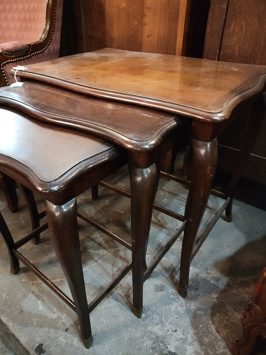 Early 1700s Queen Ann nesting tables
