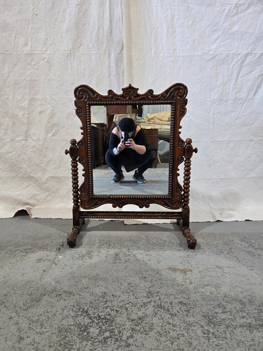 Early Century Louis XV Oak Mirror