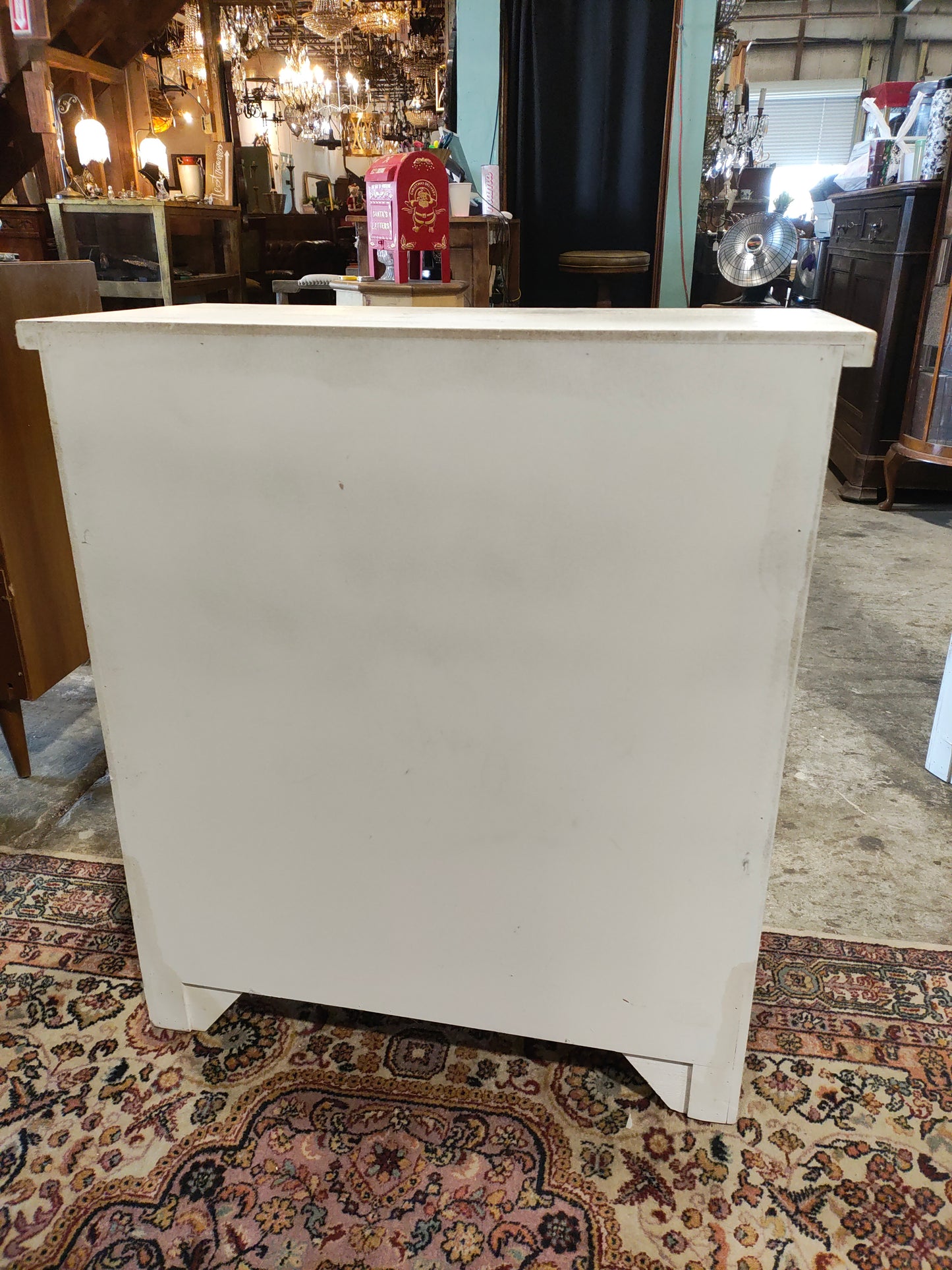 Vintage rustic farmhouse nightstand