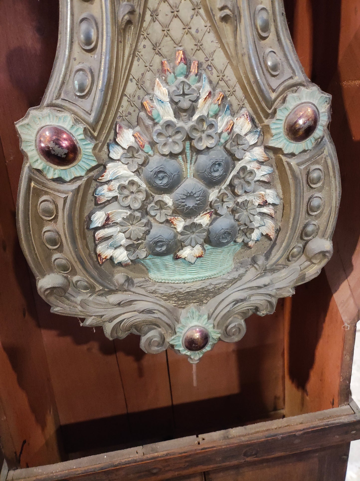 Dutch Painted Grandfather Clock