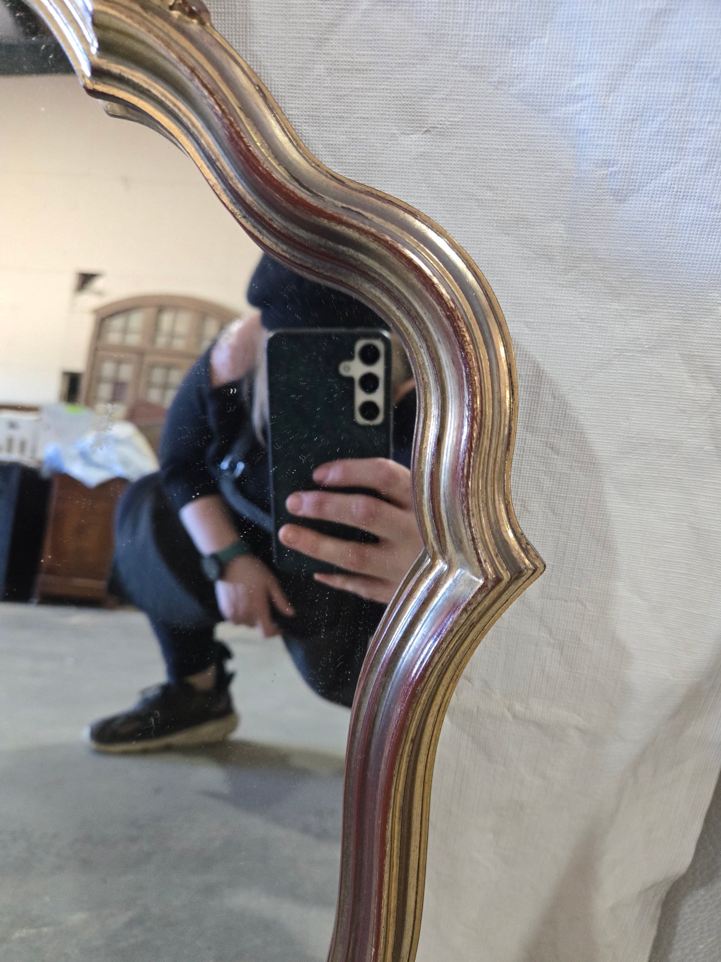 Early Century Louis XV Gold Mirror