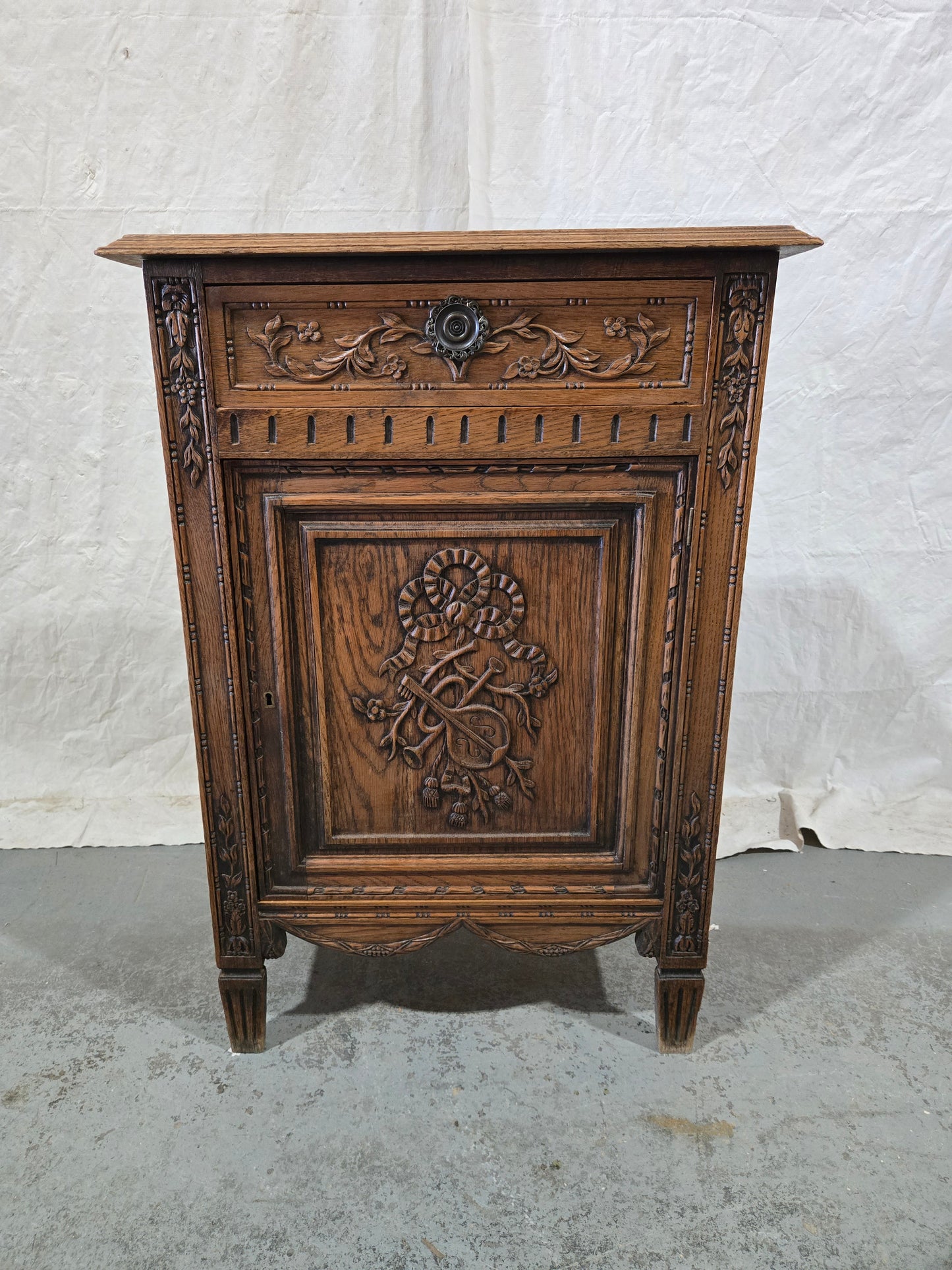 Early Century Louis XVI Oak Cabinet