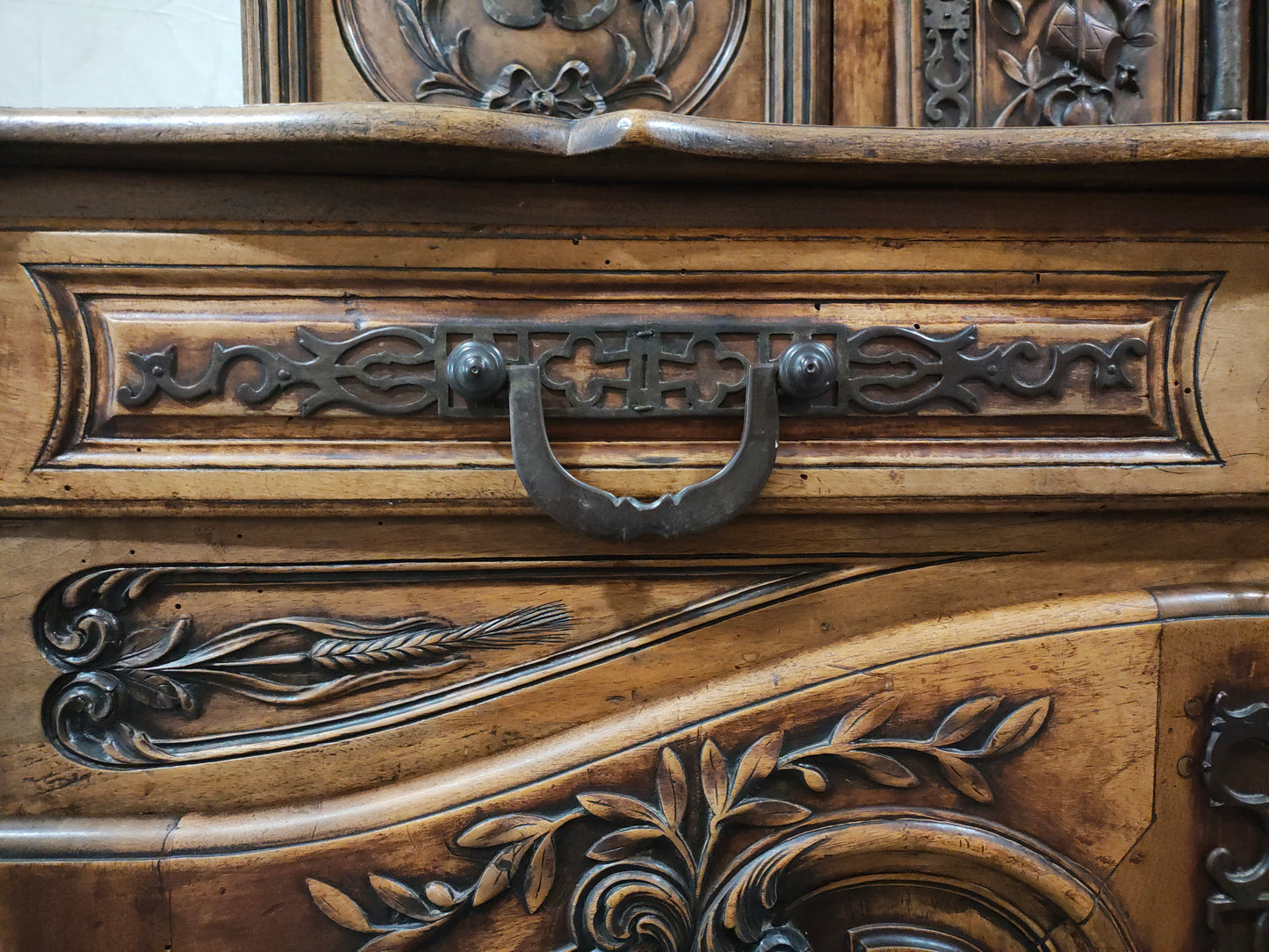 Mid-19th Century French Provincial Buffet à Deux Corps, Circa 1850