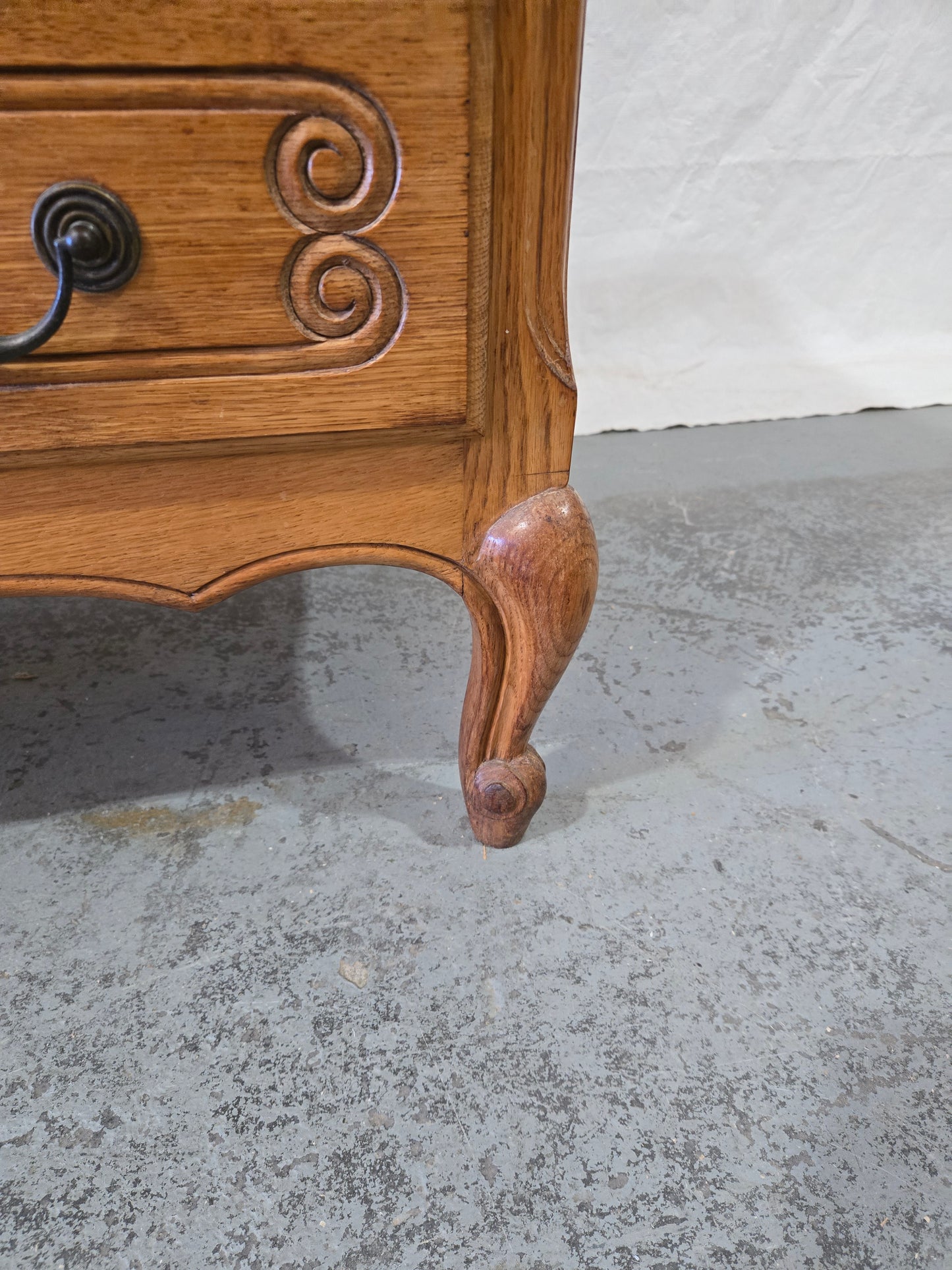 Early Century French Provincial Oak Commode