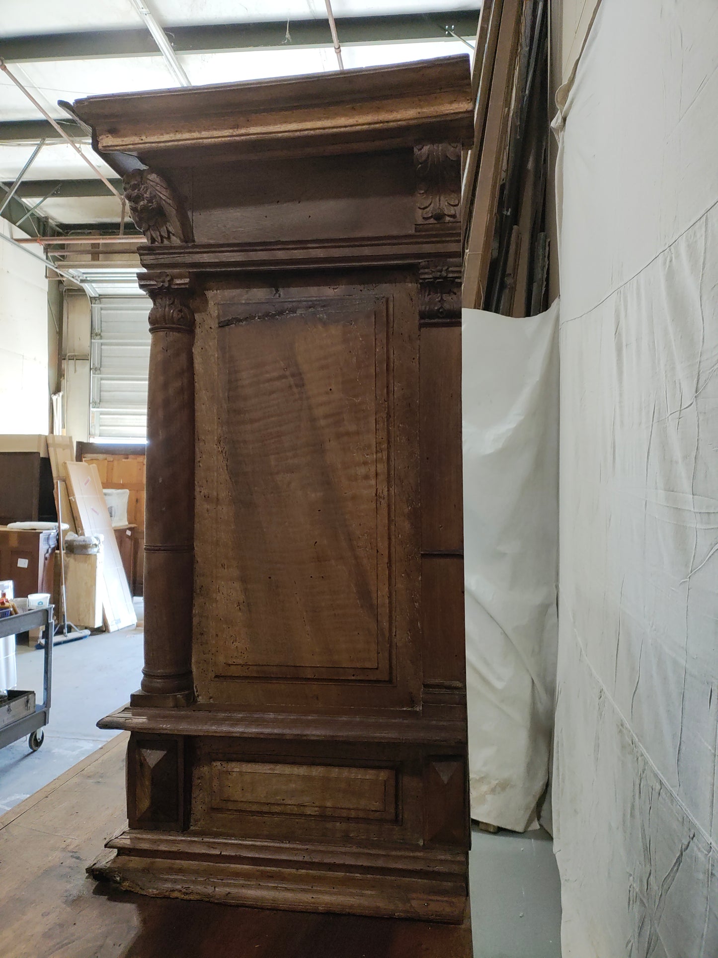 18th Century French Provincial Walnut Buffet à Deux Corps