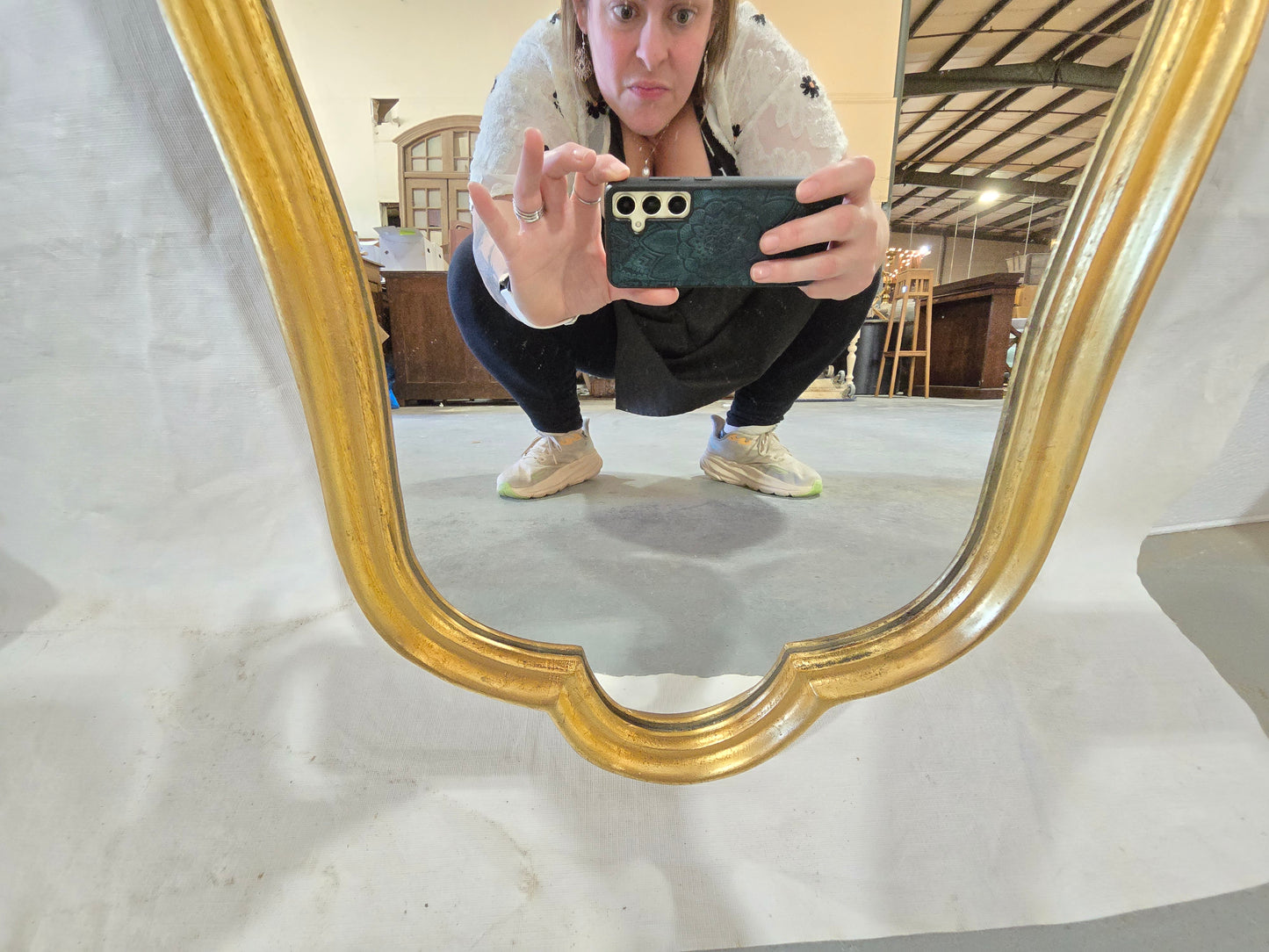 Early Century Louis XV Gold Mirror