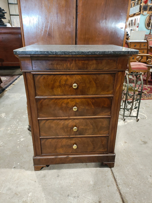 Mid 1900s LPH walnut commode