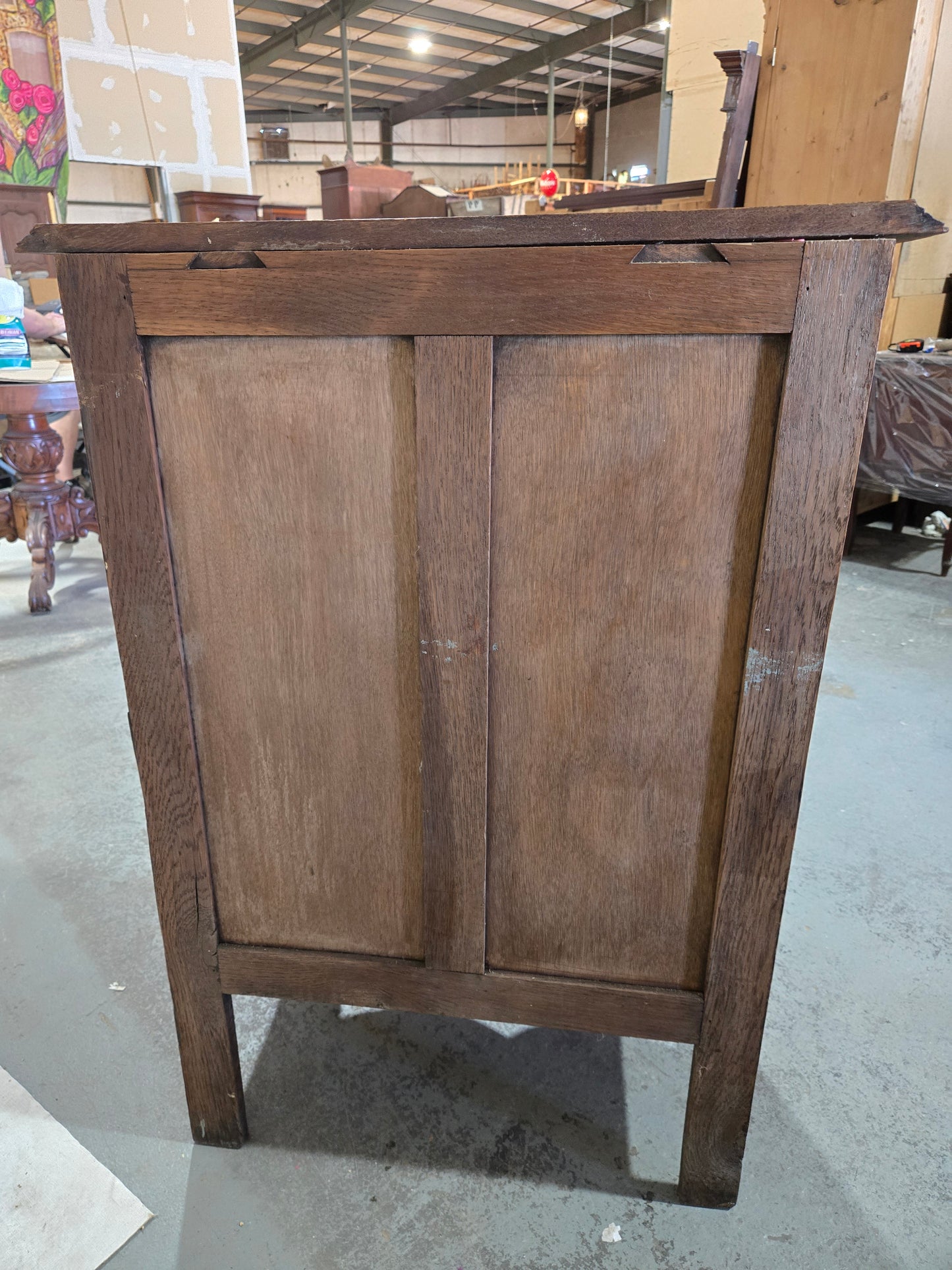 Early Century Louis XVI Oak Cabinet