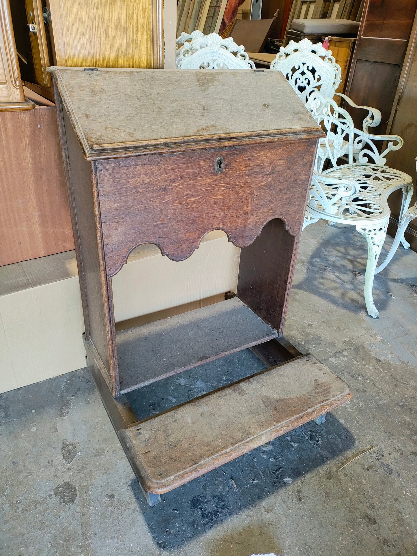 Late 19th century oak Prie-Dieu