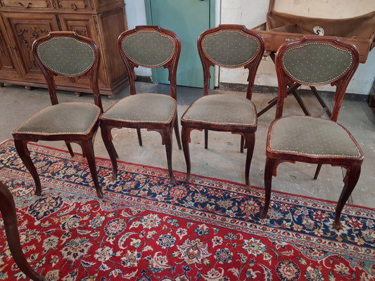 Set of 4 game table chairs