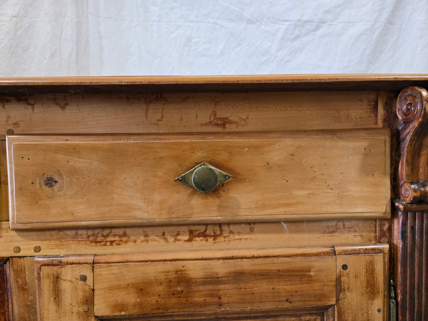 Mid 1800s Cherry Wood Provincial Buffet