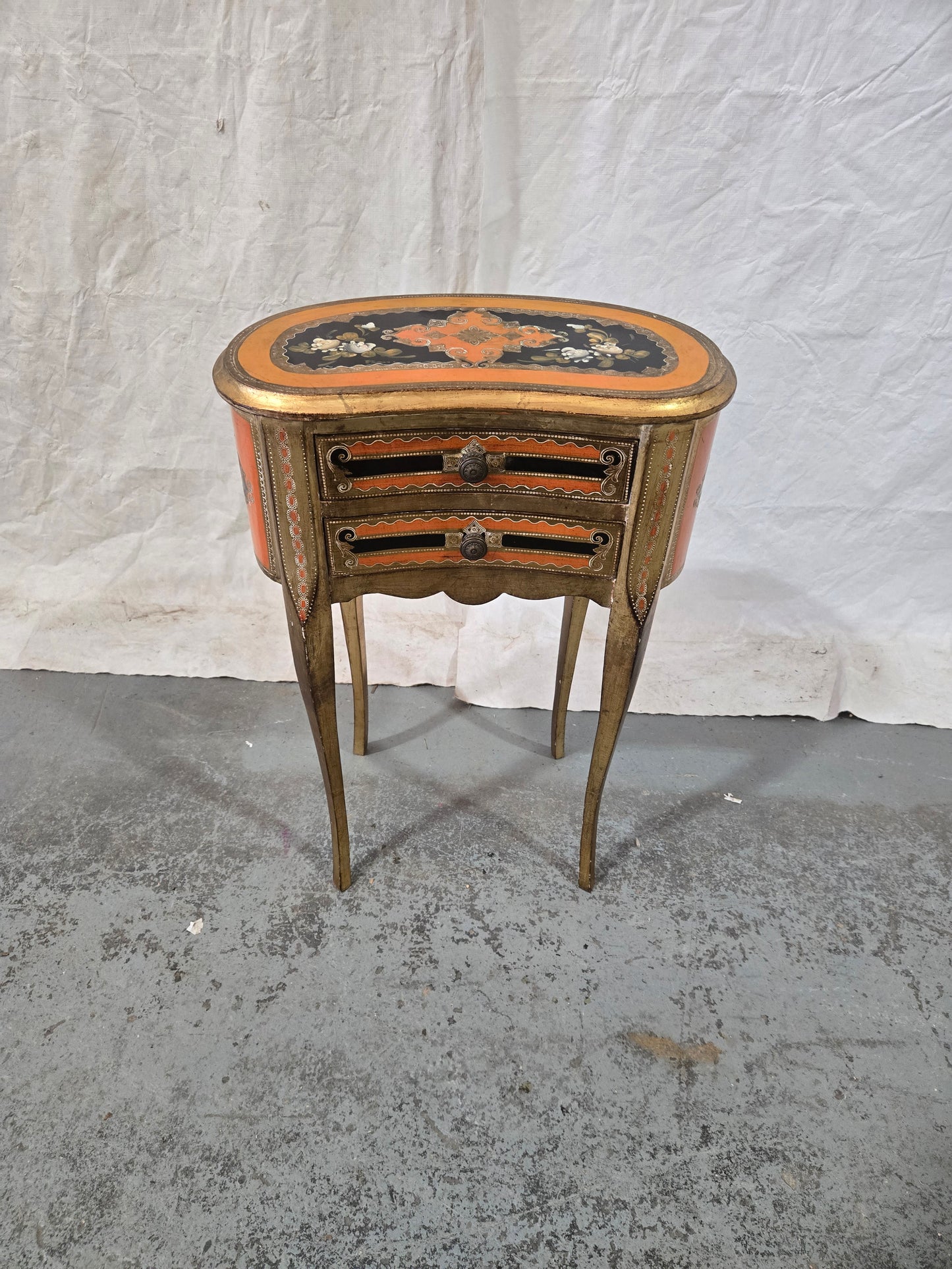 Early Century Florentine Nightstand