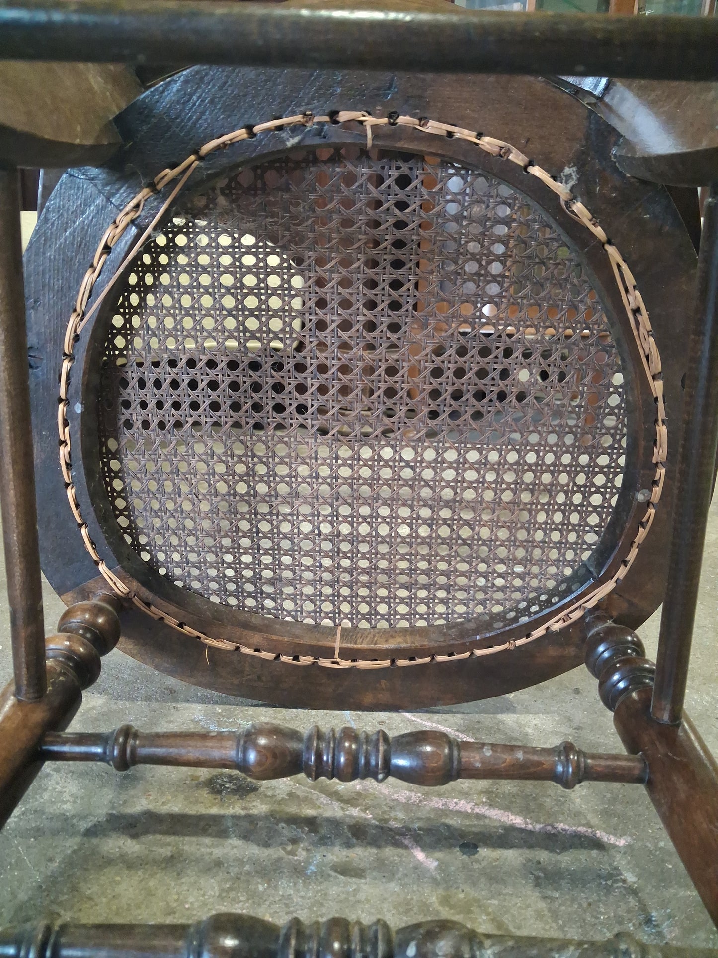 19th Century French Louis Philippe Style Cane Seat Side Chair