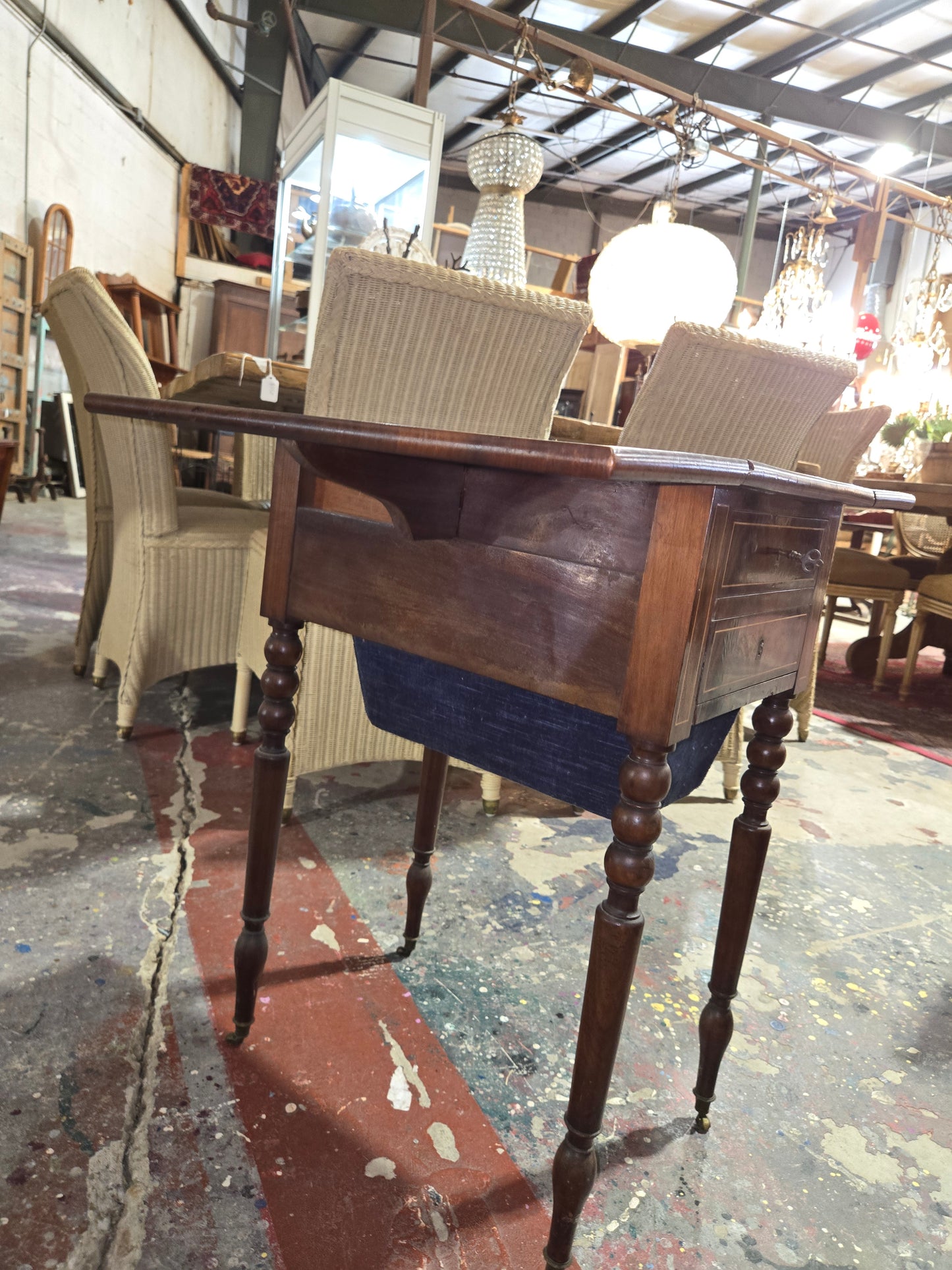 Burled Walnut Occasional Table