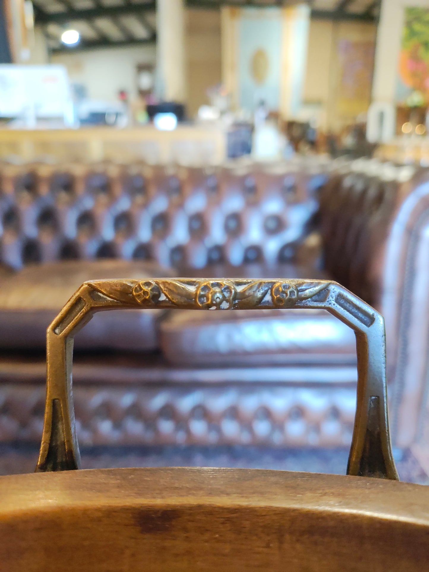 French Art Deco Walnut Tray Table