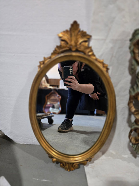 Early Century Louis XV Gold Mirror