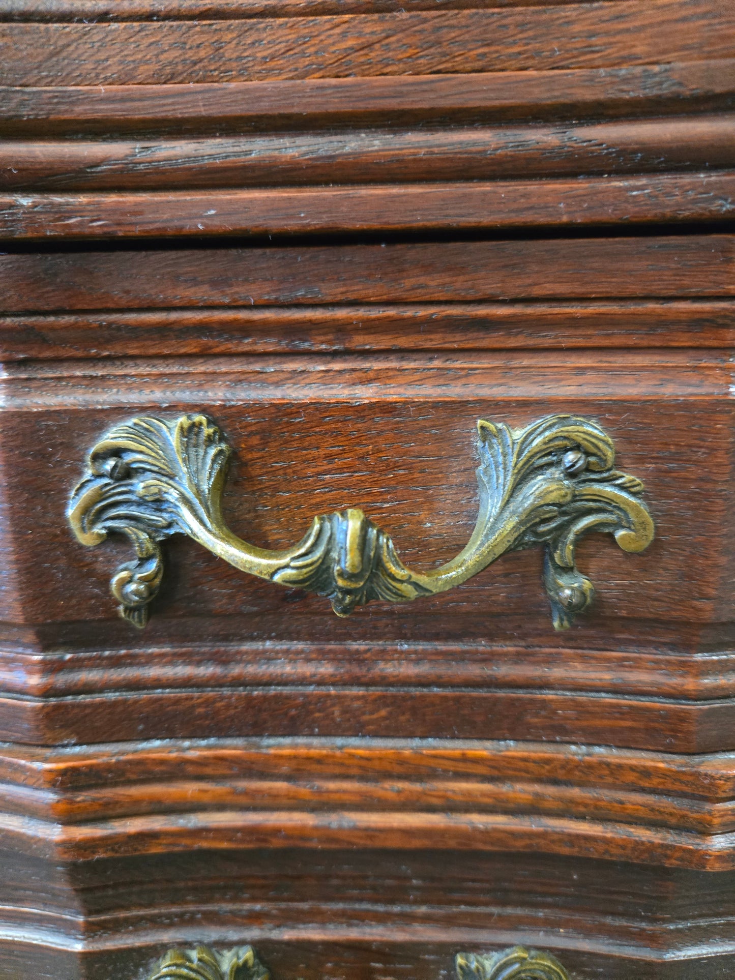 Early Century Louis XV Oak nightstand