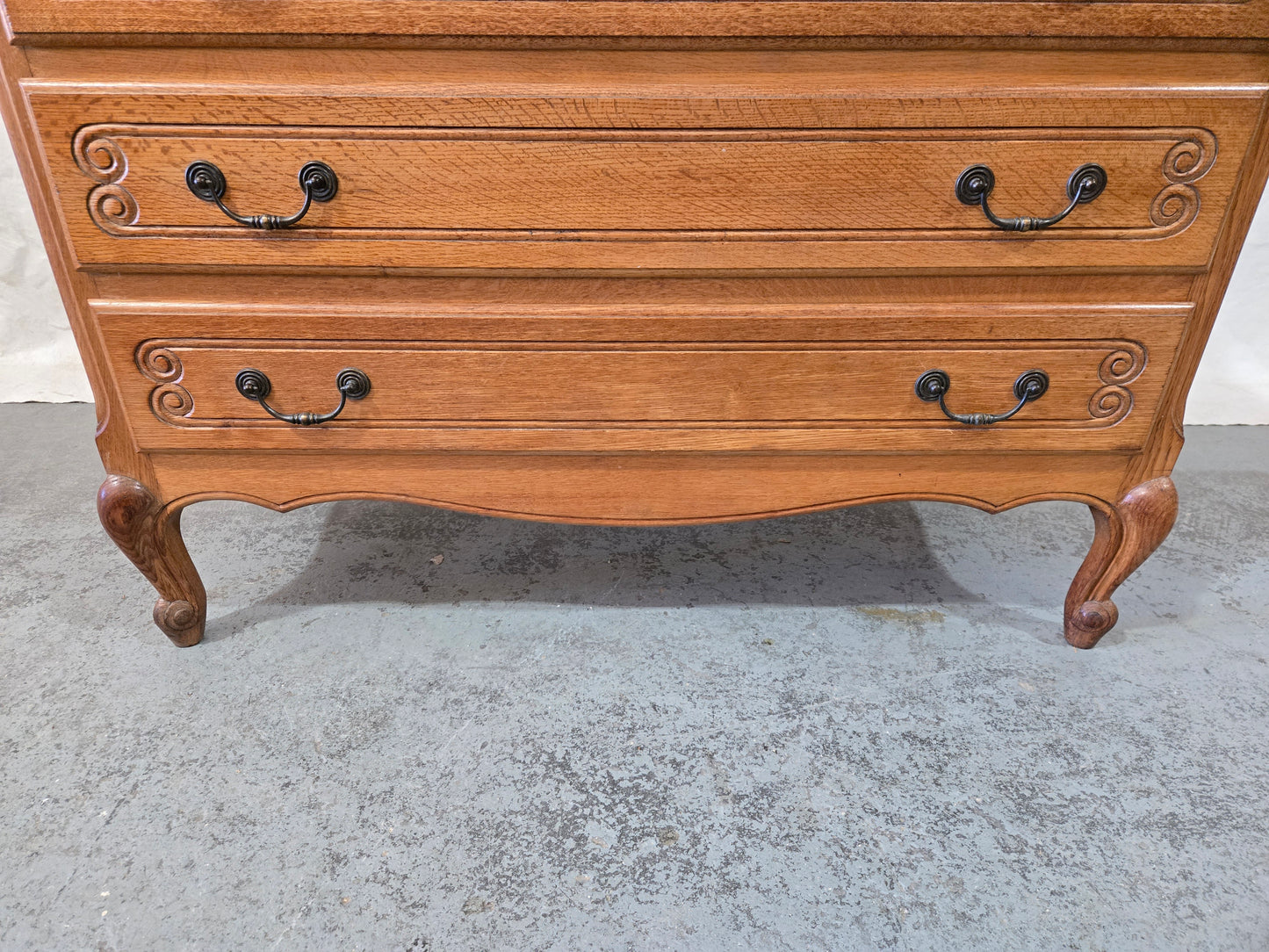 Early Century French Provincial Oak Commode