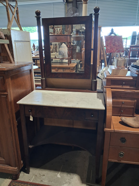 Mahogany vanity