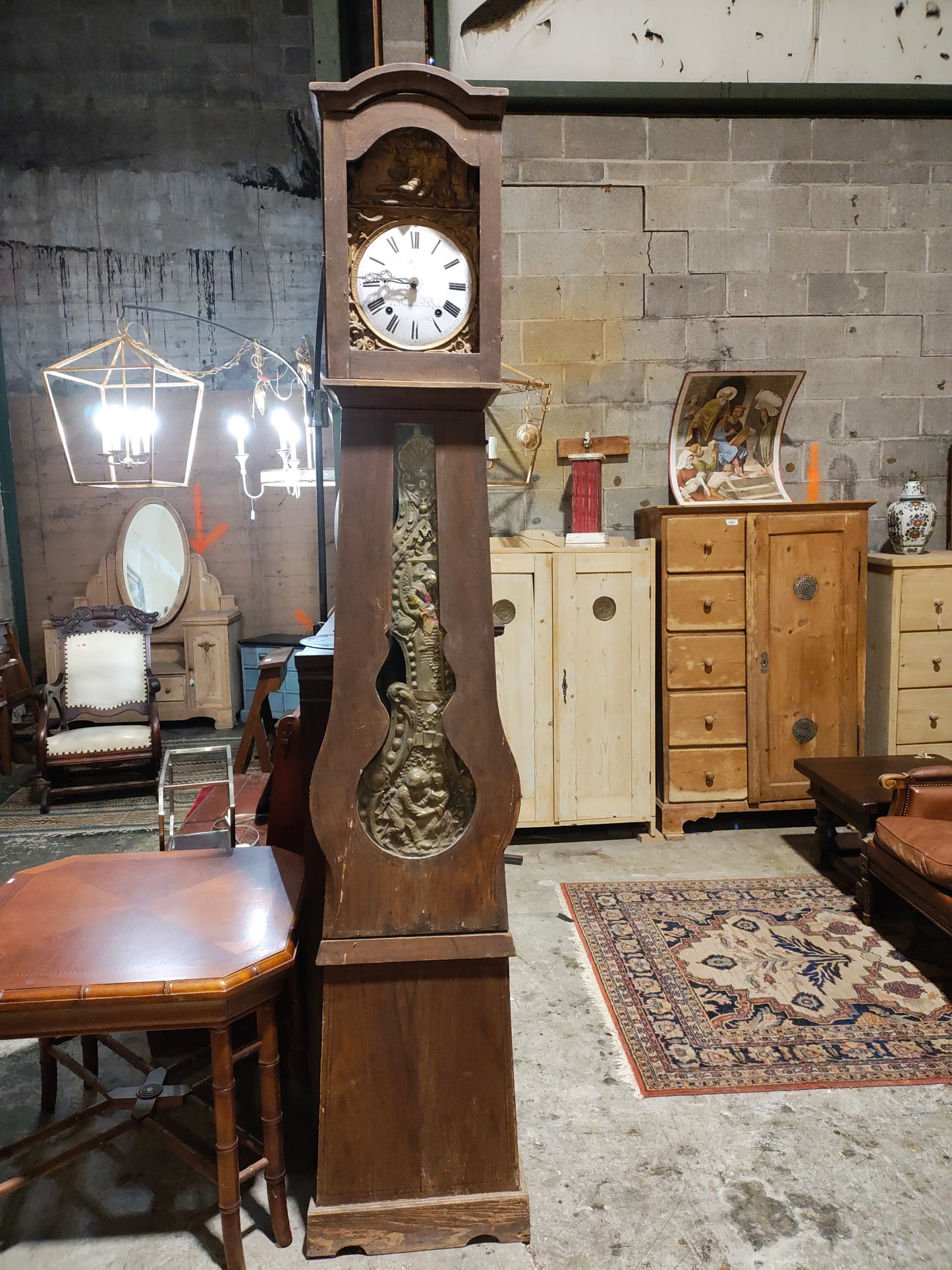 1880's French Grandfather Clock