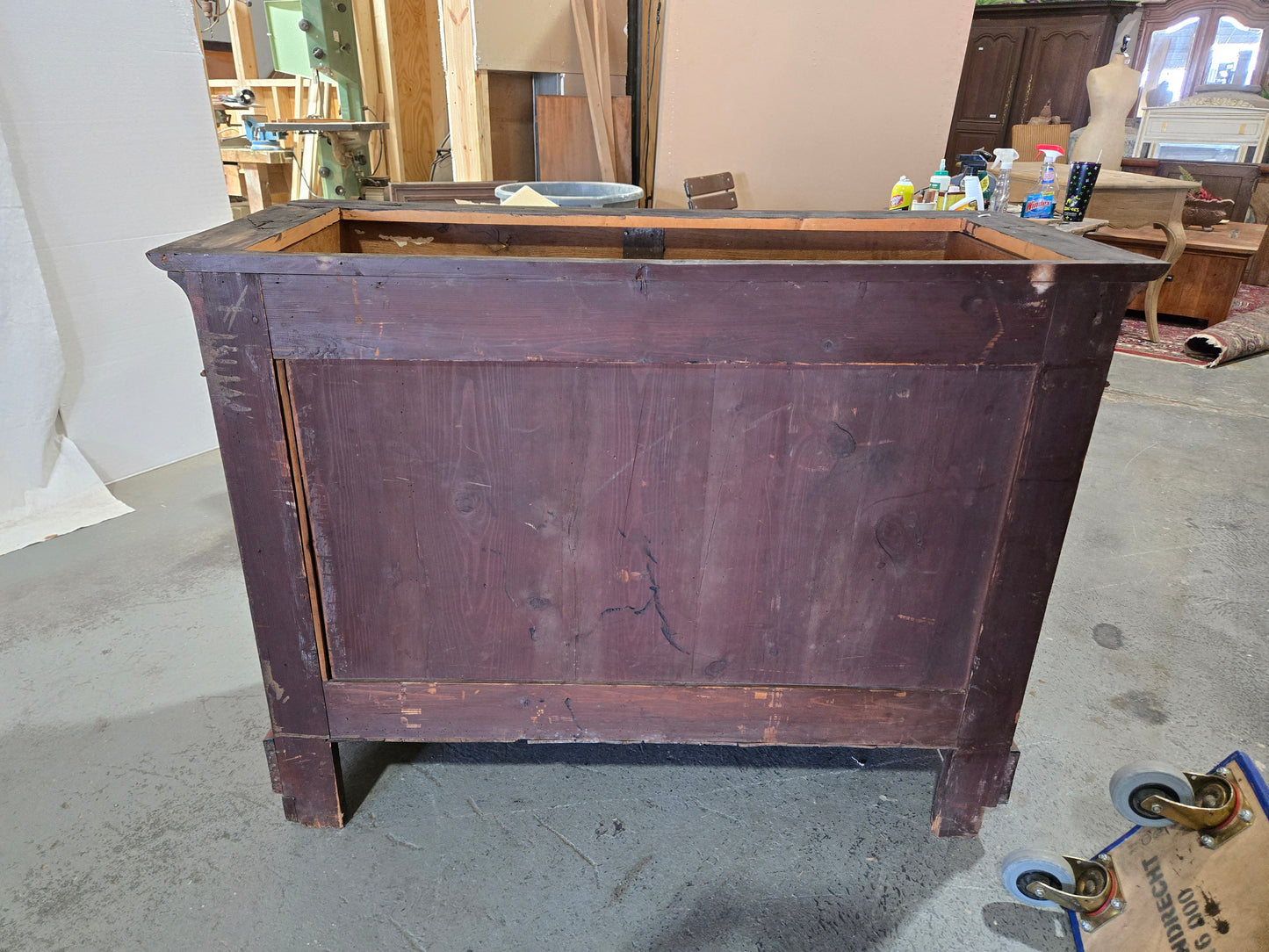 Mid 1800s Louis Phillippe commode with Marble