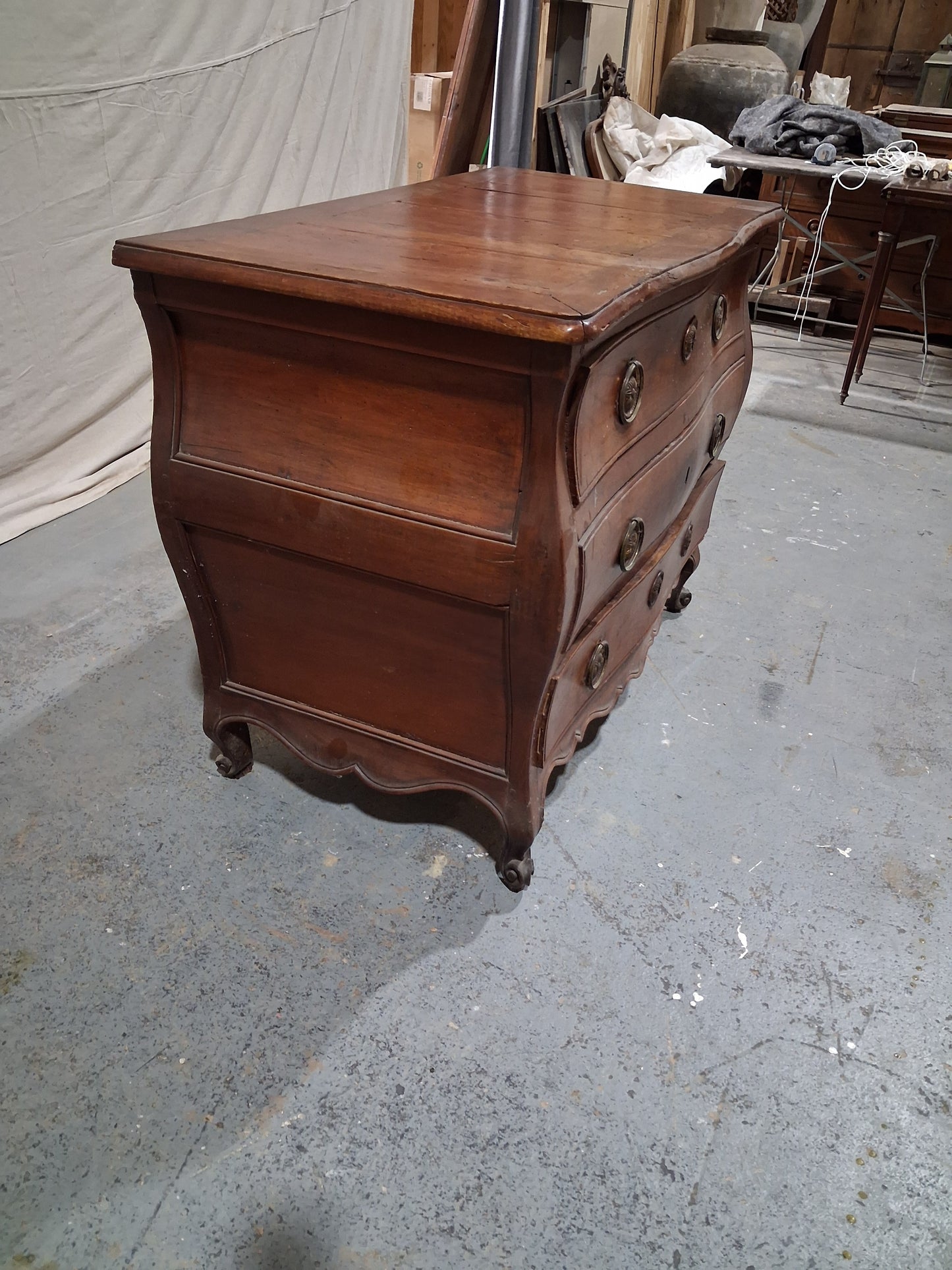 18th Century French Louis XV Provincial Walnut Commode