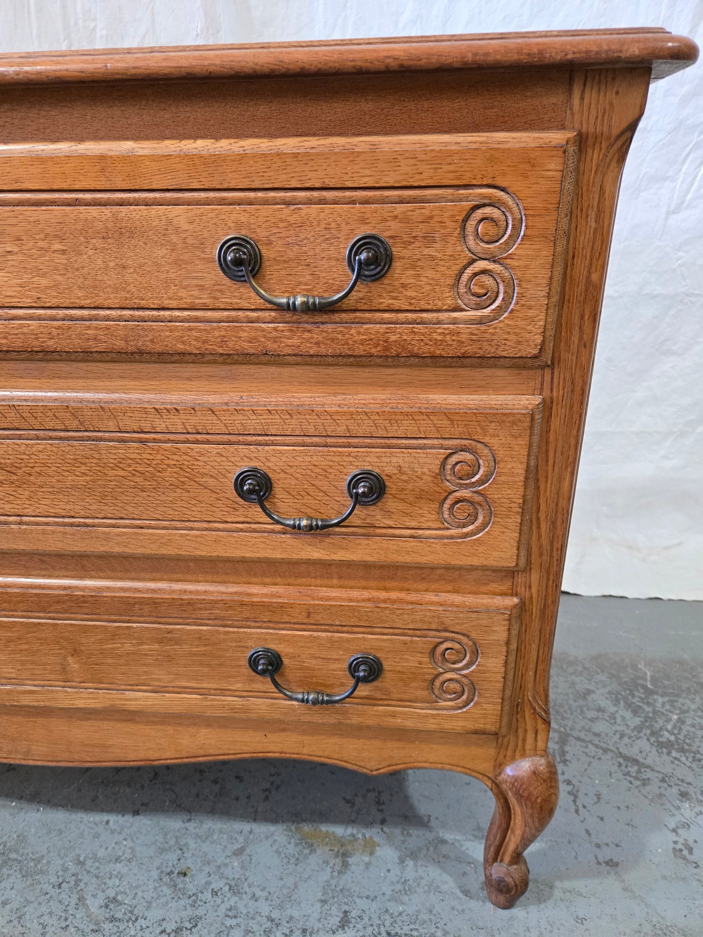 Early Century French Provincial Oak Commode