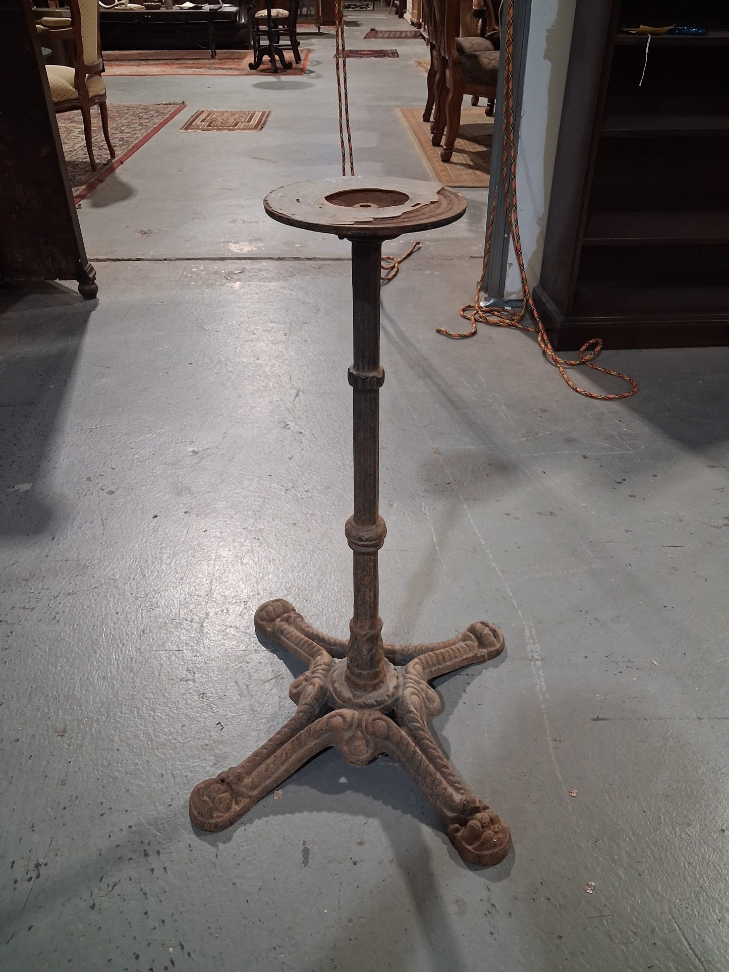 Cast iron bistro table bases