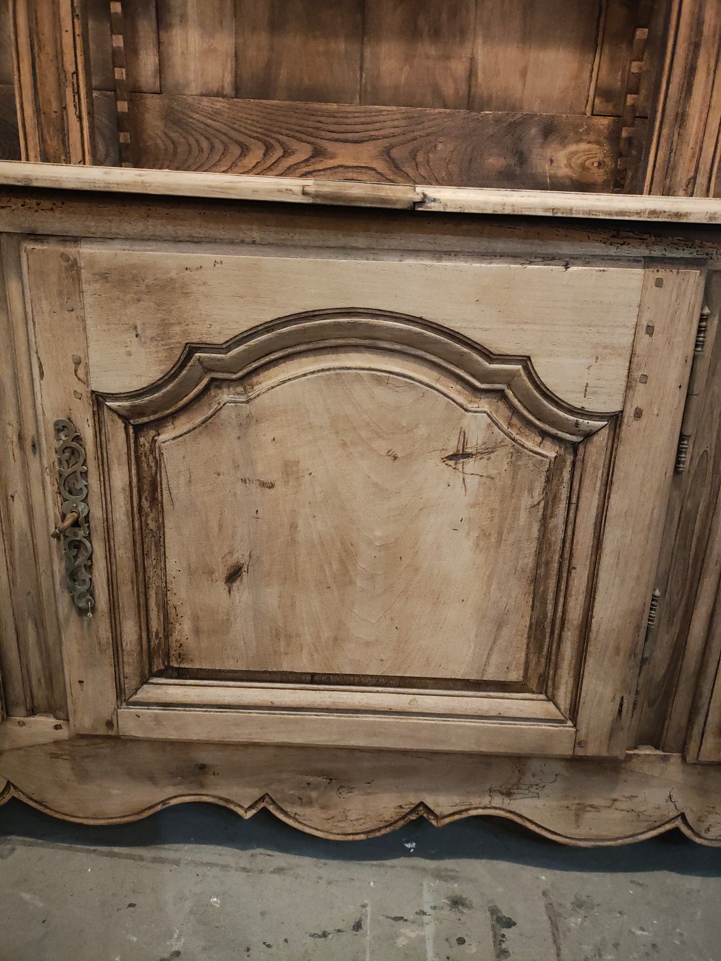 18th Century French Provincial Buffet Deux-Corps | Avignon | Circa 1780 | 87” Wide