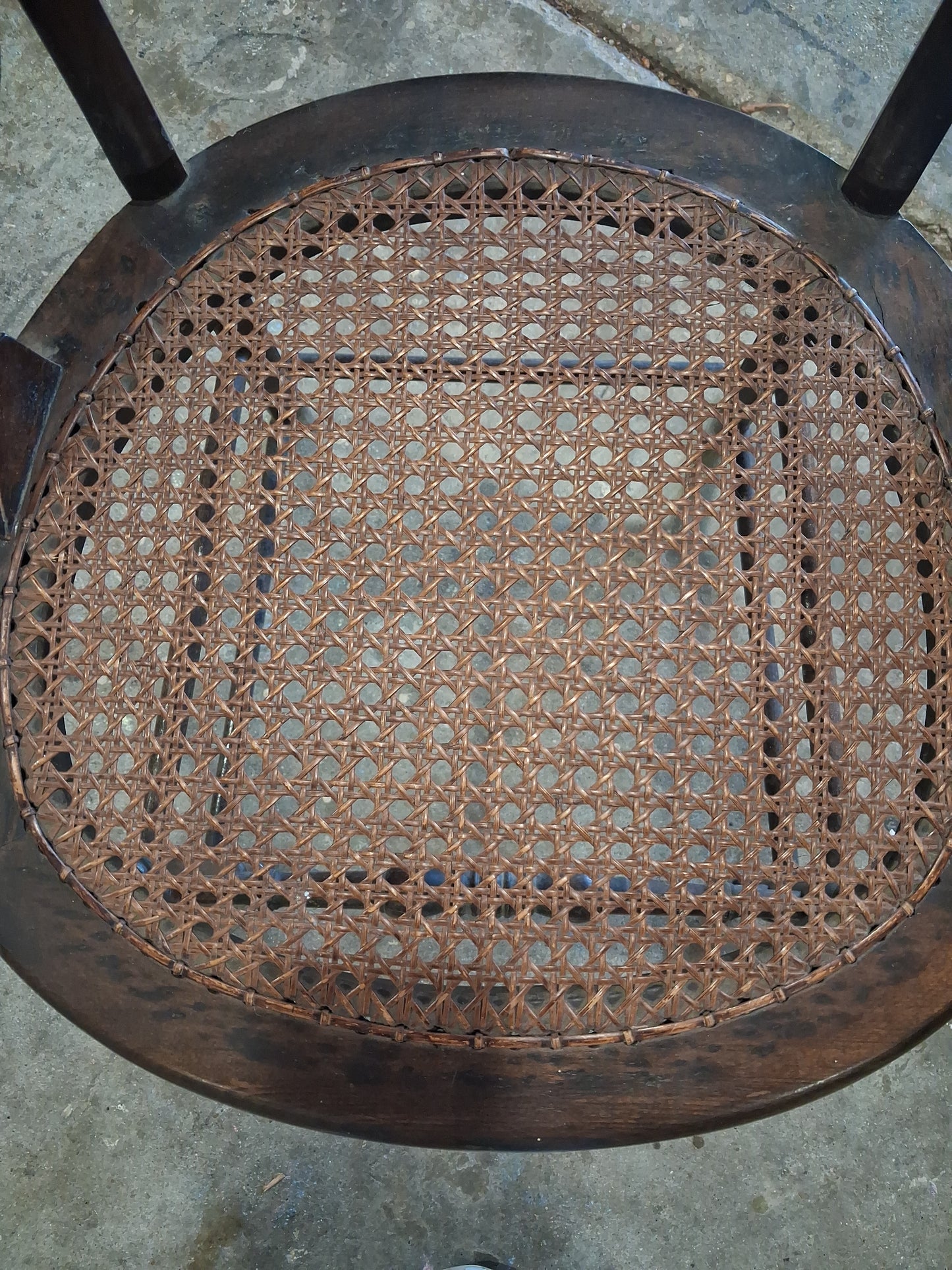 19th Century French Louis Philippe Style Cane Seat Side Chair