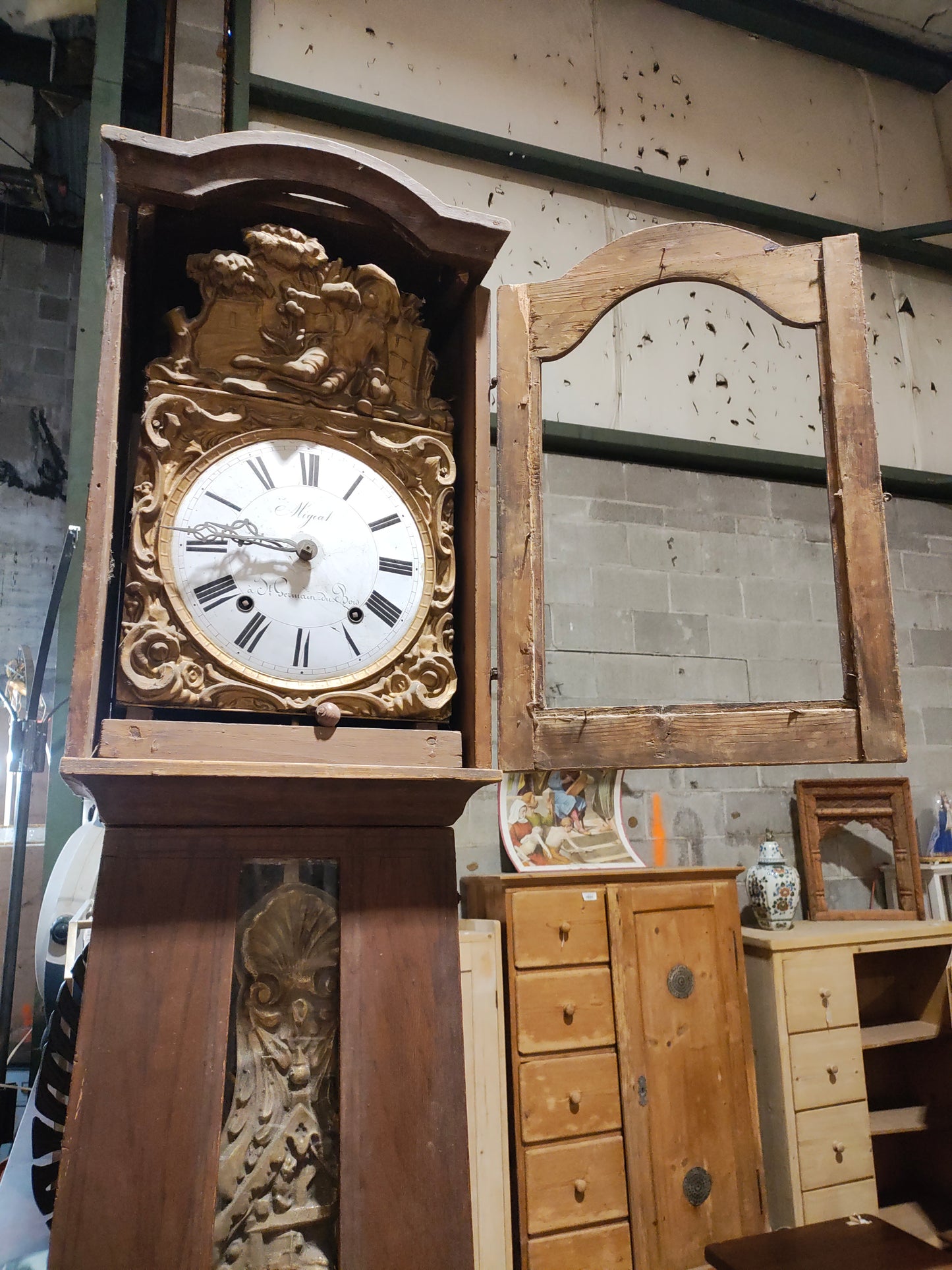 1880's French Grandfather Clock