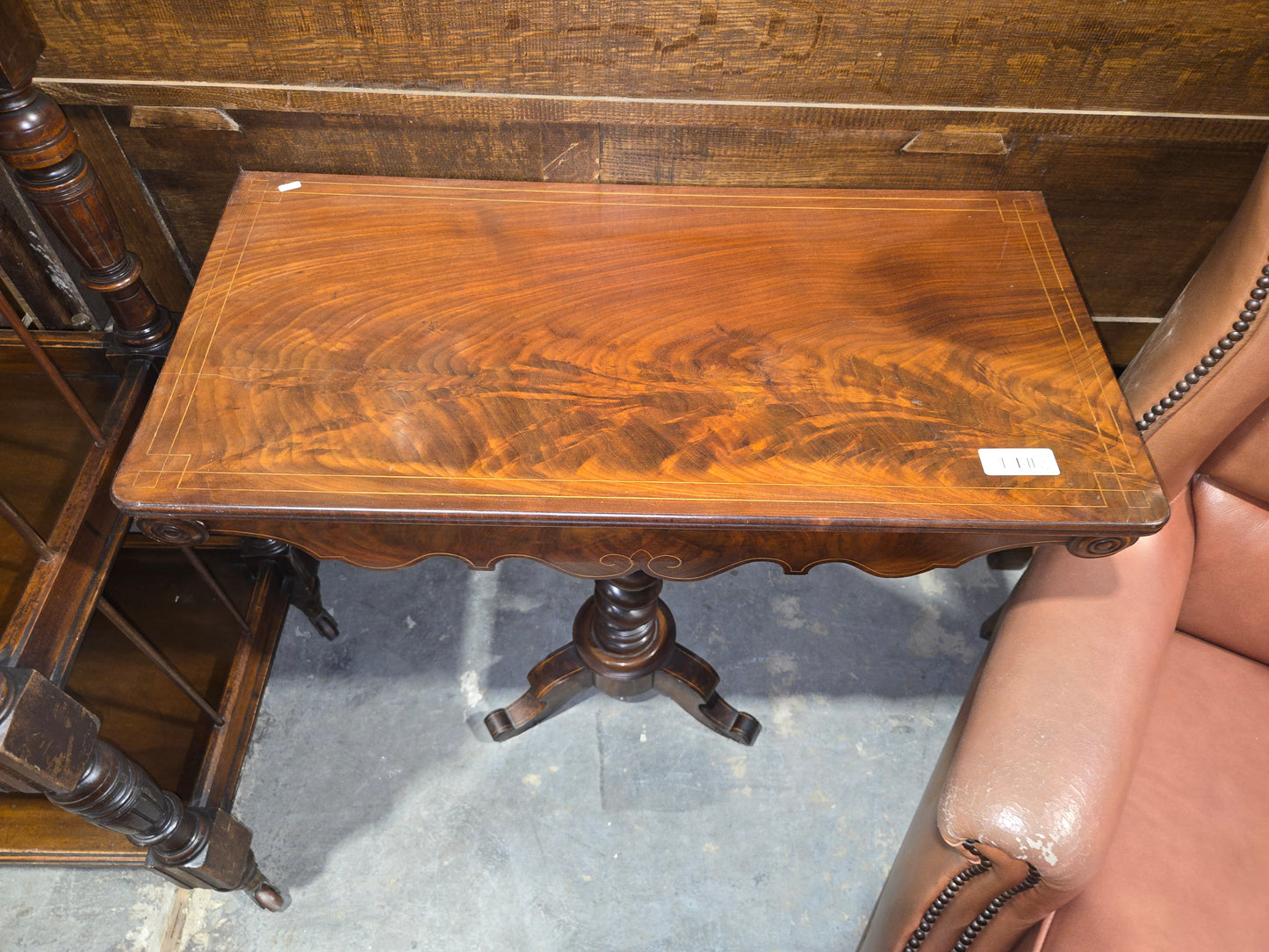 1880s French Mahogany Side table